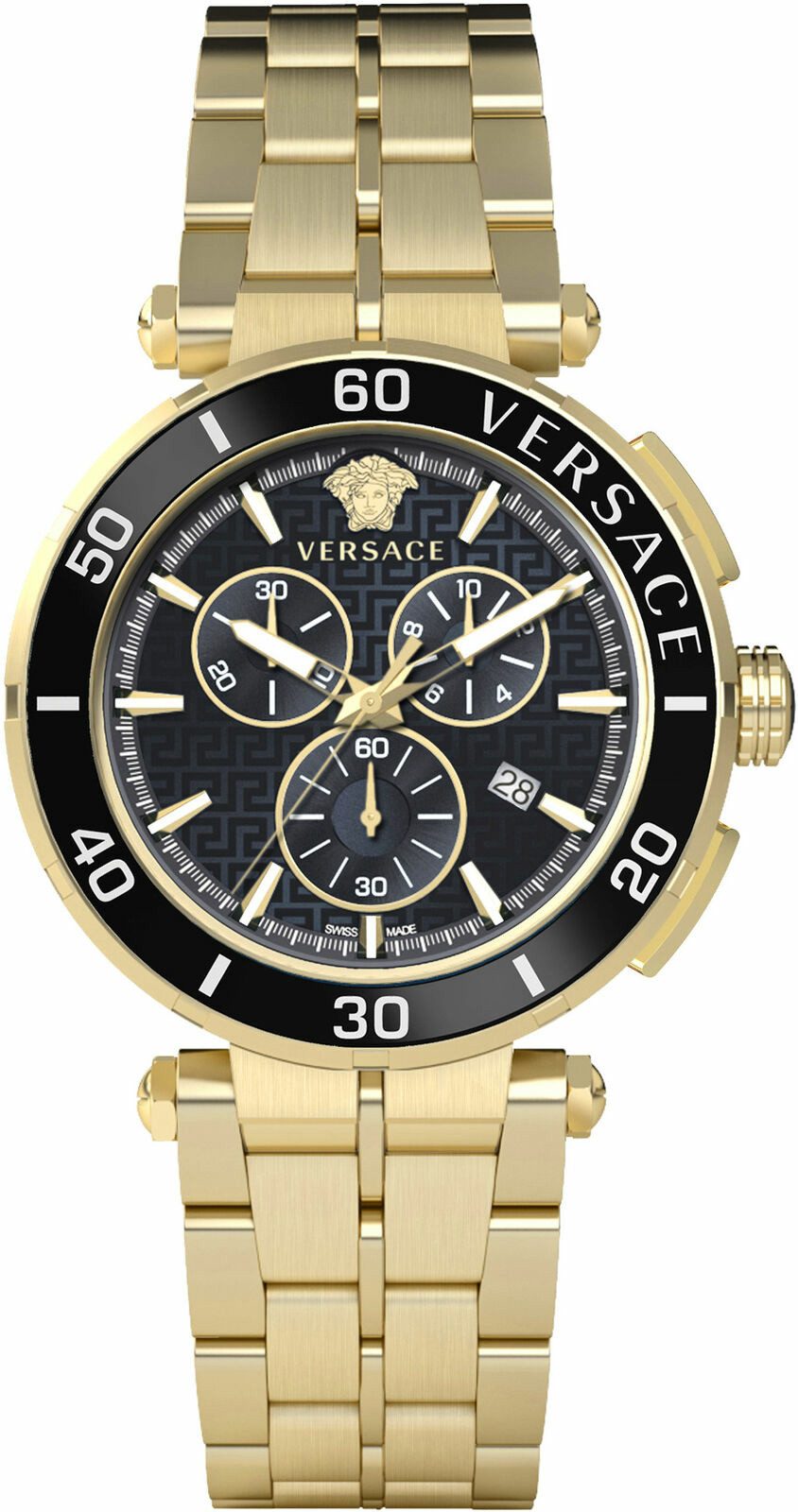 Versace Chronograph Chronograph für Herren, (1-tlg., Armbanduhr)