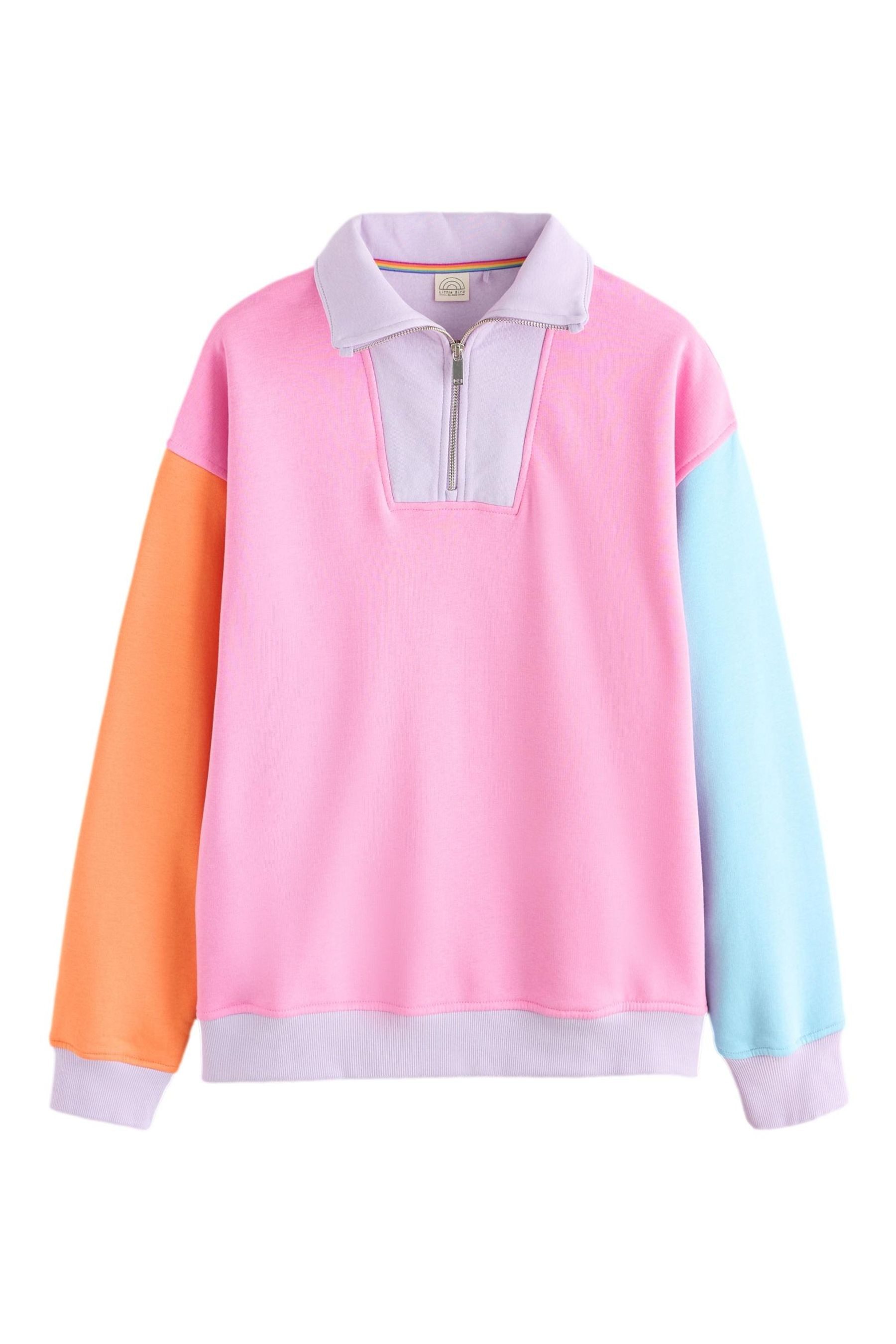 Little Bird by Jools Oliver Sweater Little Bird By Jools Oliver Sweatshirt mit 1/4-RV (1-tlg)