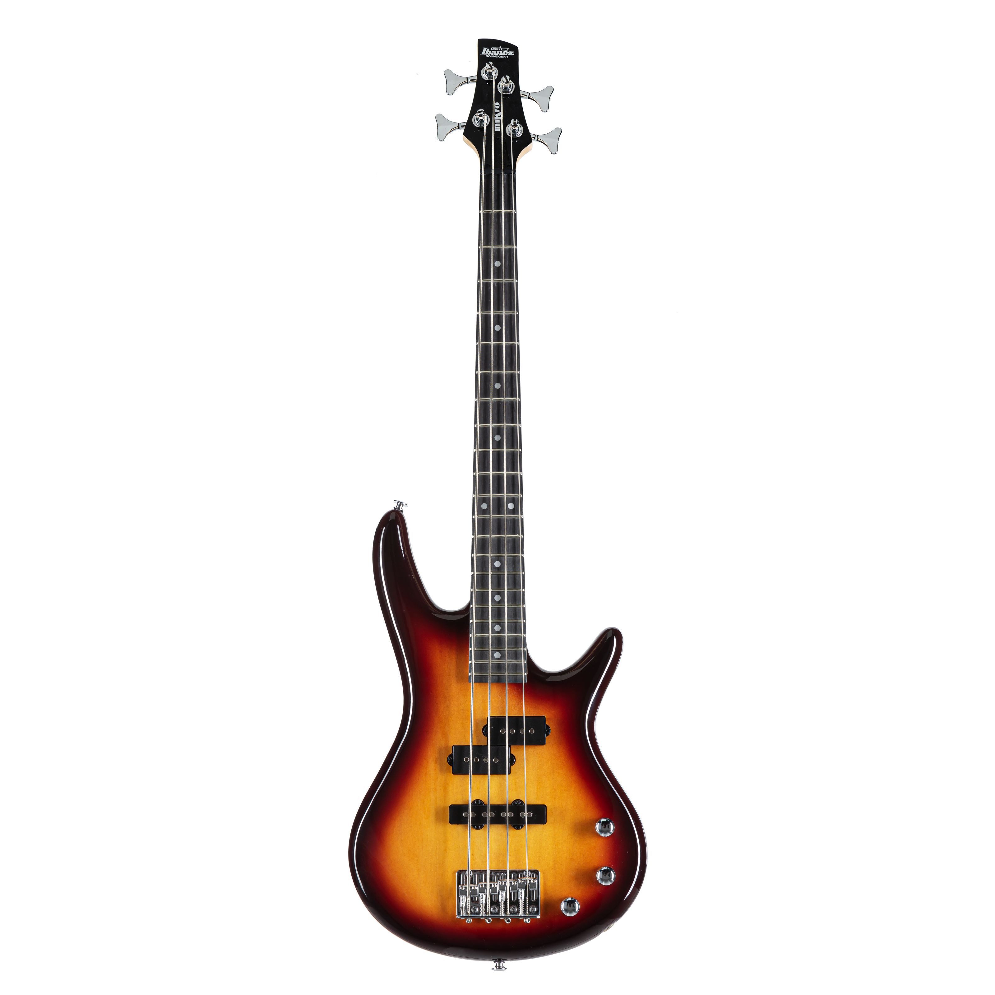 Ibanez E-Bass, E-Bässe, 4-Saiter E-Bässe, miKro GSRM20-BS Brown Sunburst