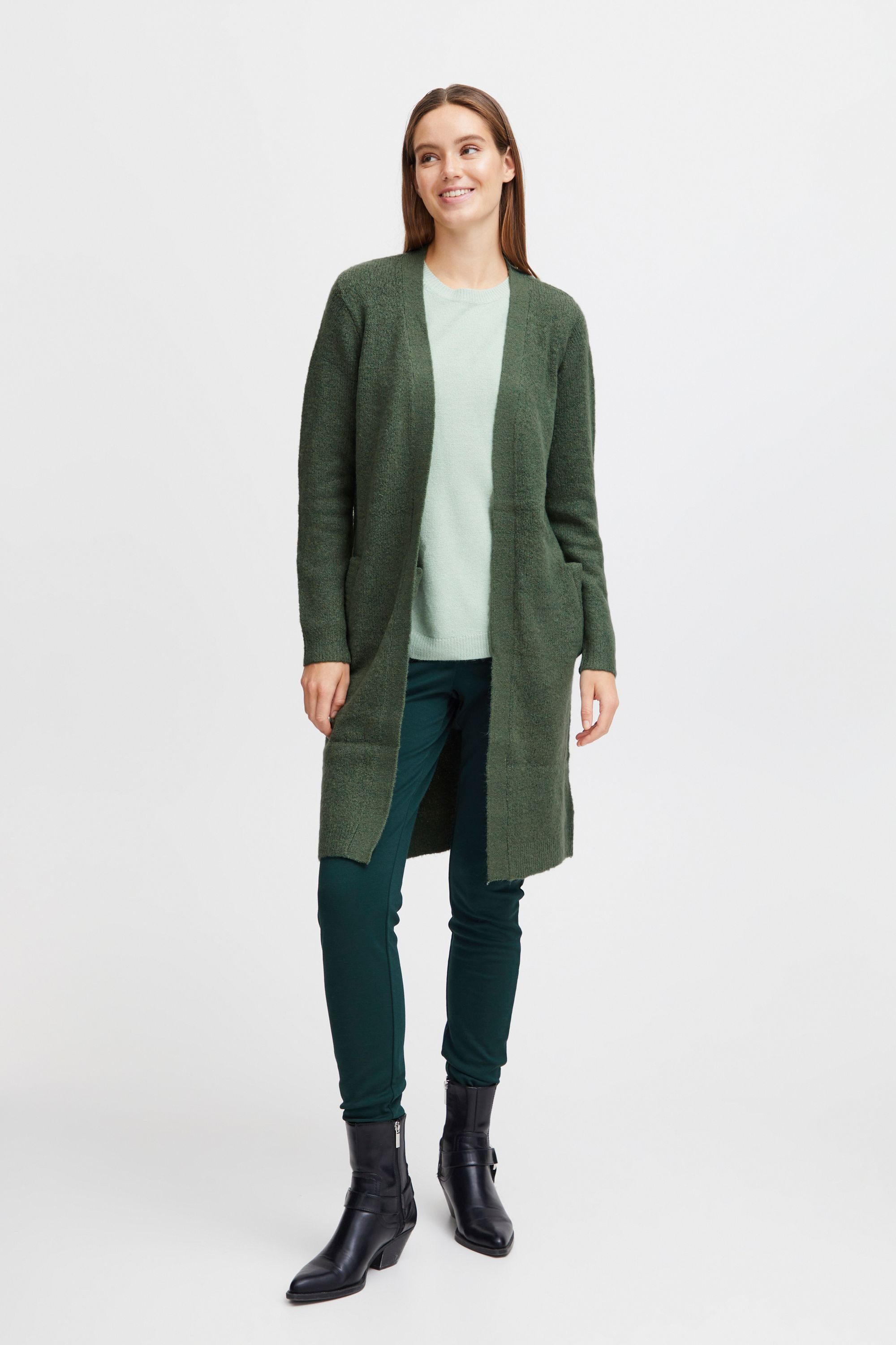 b.young Strickjacke BYMIRELLE 20806430 Lange Strickjacke günstig online kaufen
