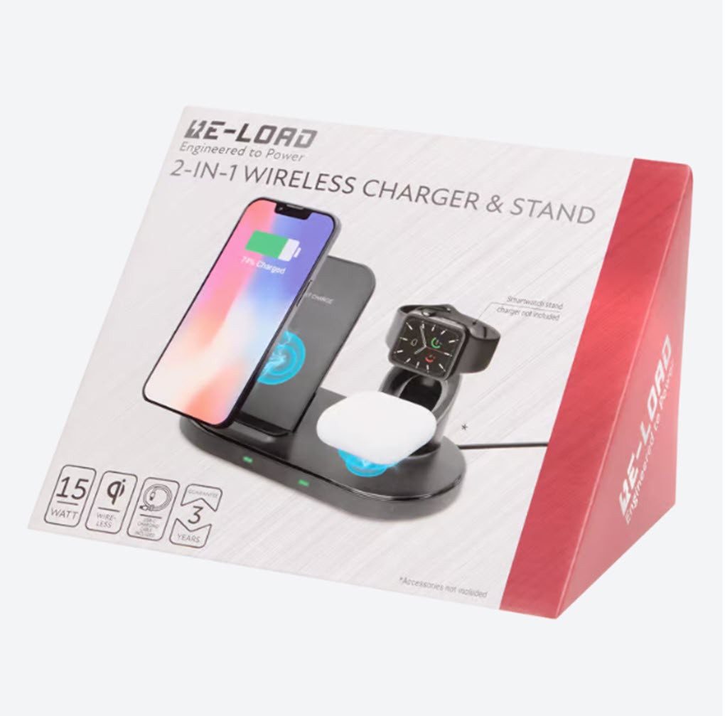 Schou Dual drahtlos Qi Ladegerät Set 2 x 10 W Kabellose Ladestation DualSense-Ladestation