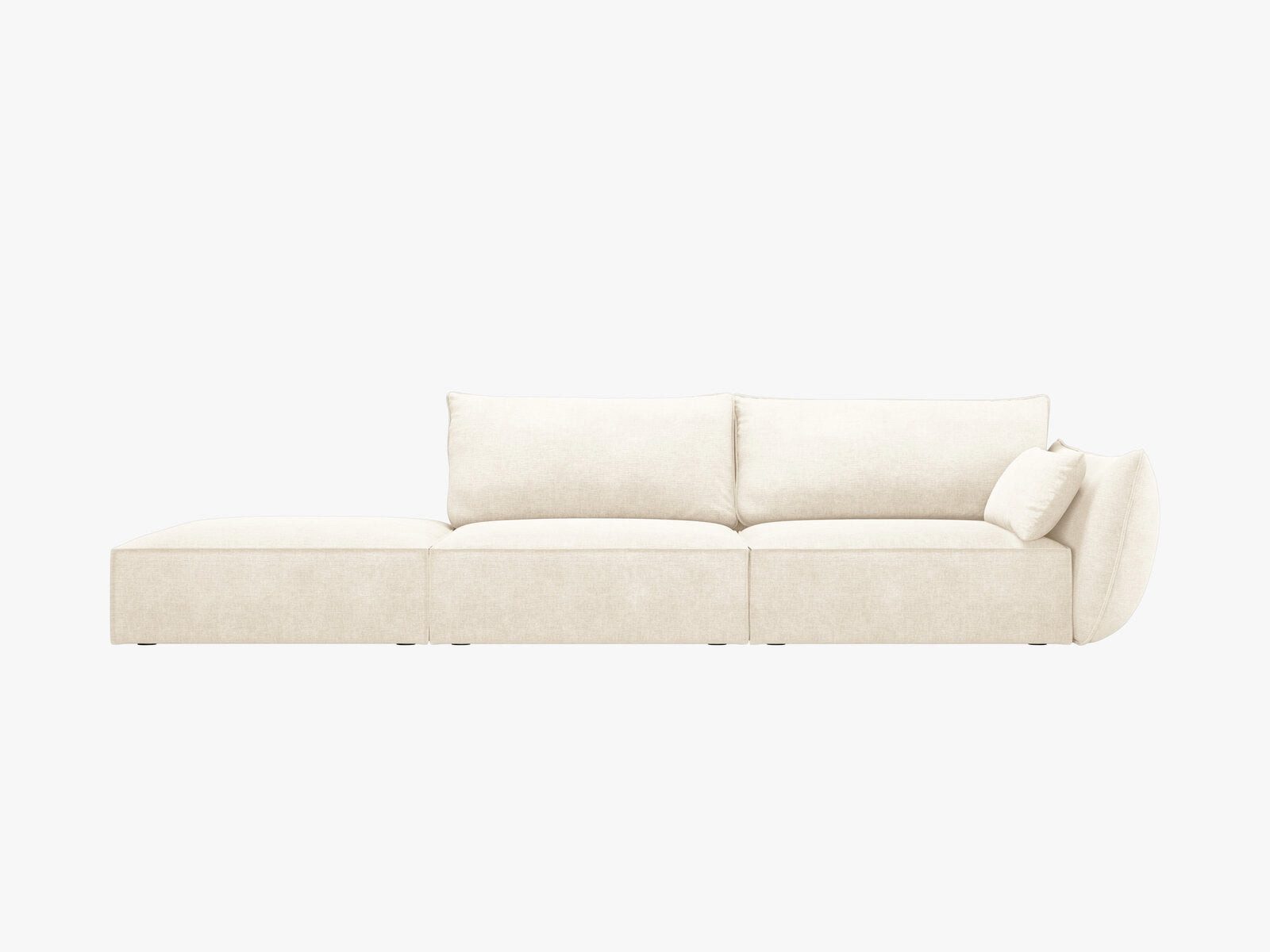 Micadoni Sofa Kaelle, 4-Sitzer eine Seite offen