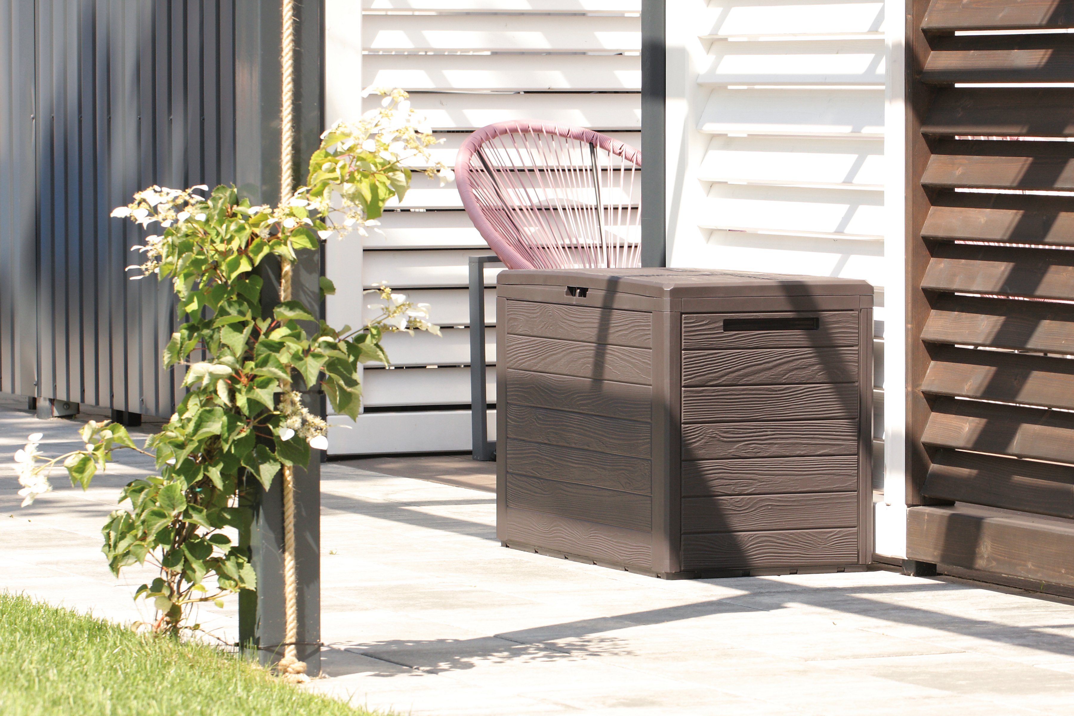 Prosperplast Aufbewahrungsbox Woodebox (1 St., OTTOs Choice), braun, 140 liter – Bild 2 von 3