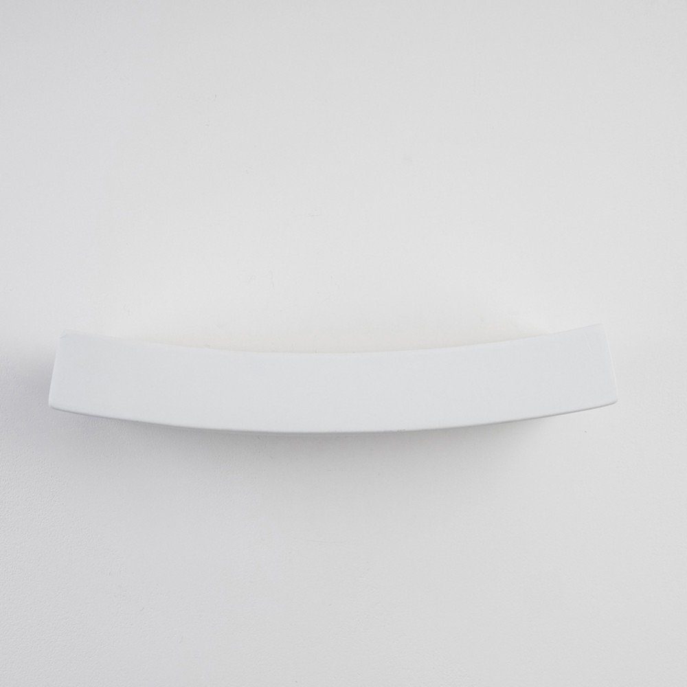 in Keramik »Arceto« Farben Wandleuchte bemalbar aus handelsüblichen Wandlampe mit Weiß, hofstein mit R7S, Lichtkegel, schönem Leuchtmittel, ohne