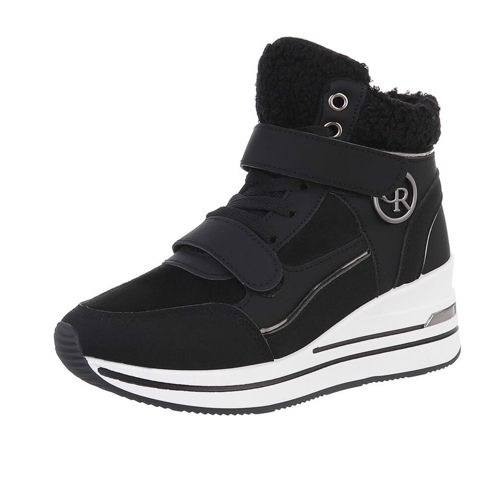 Ital-Design Damen High-Top Freizeit Sneakerboots (87118330) Keilabsatz/Wedg günstig online kaufen