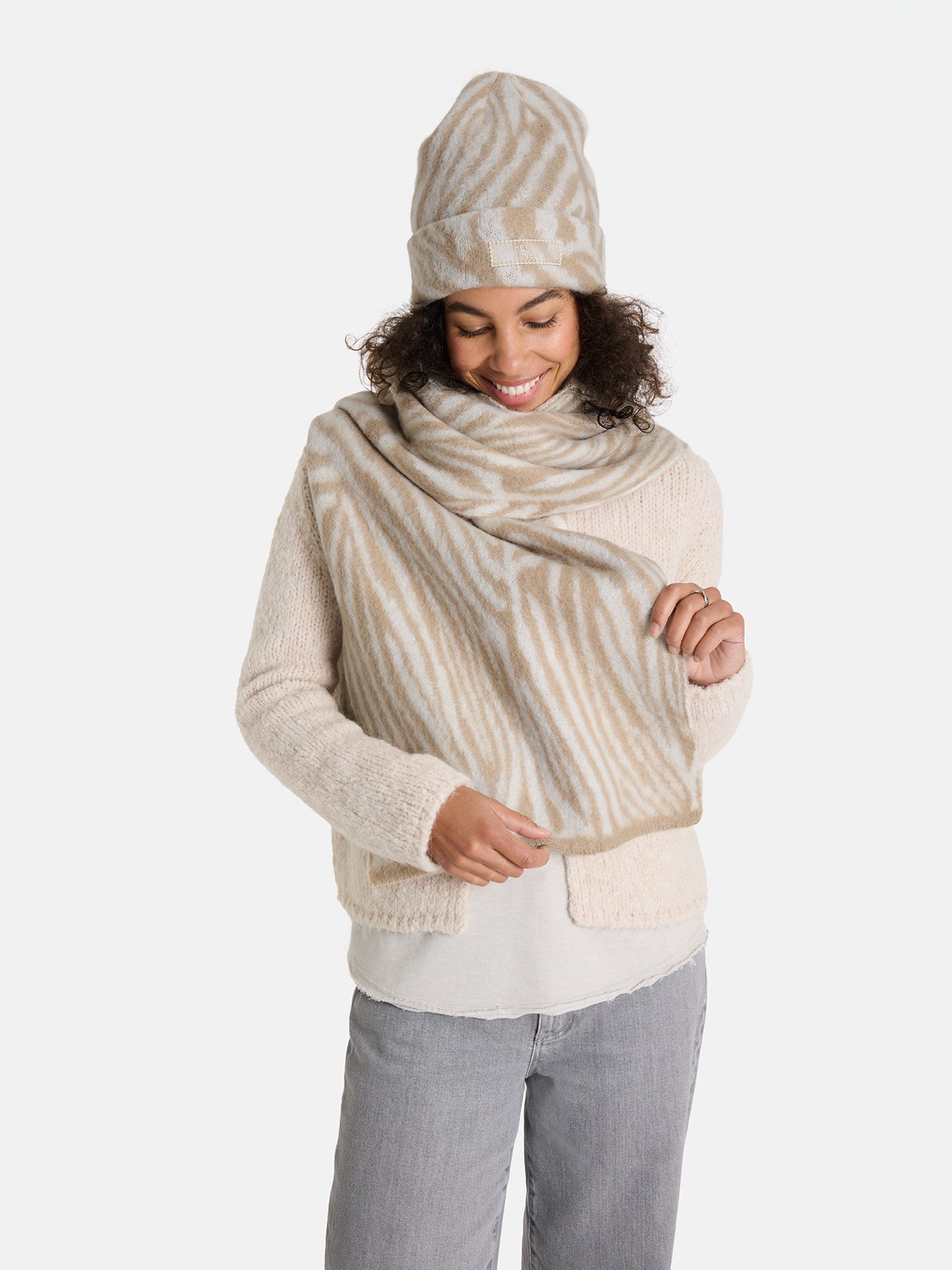 Lieblingsstück Schal Damen-Strickschal, elegant und warm günstig online kaufen