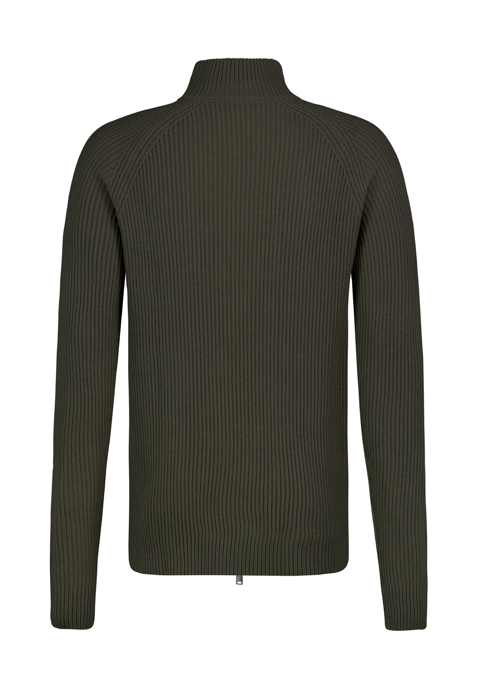 SUBLEVEL Strickjacke Herren Cardigan Strick mit Stehkragen Stehkragen, leichte Herbstjacke