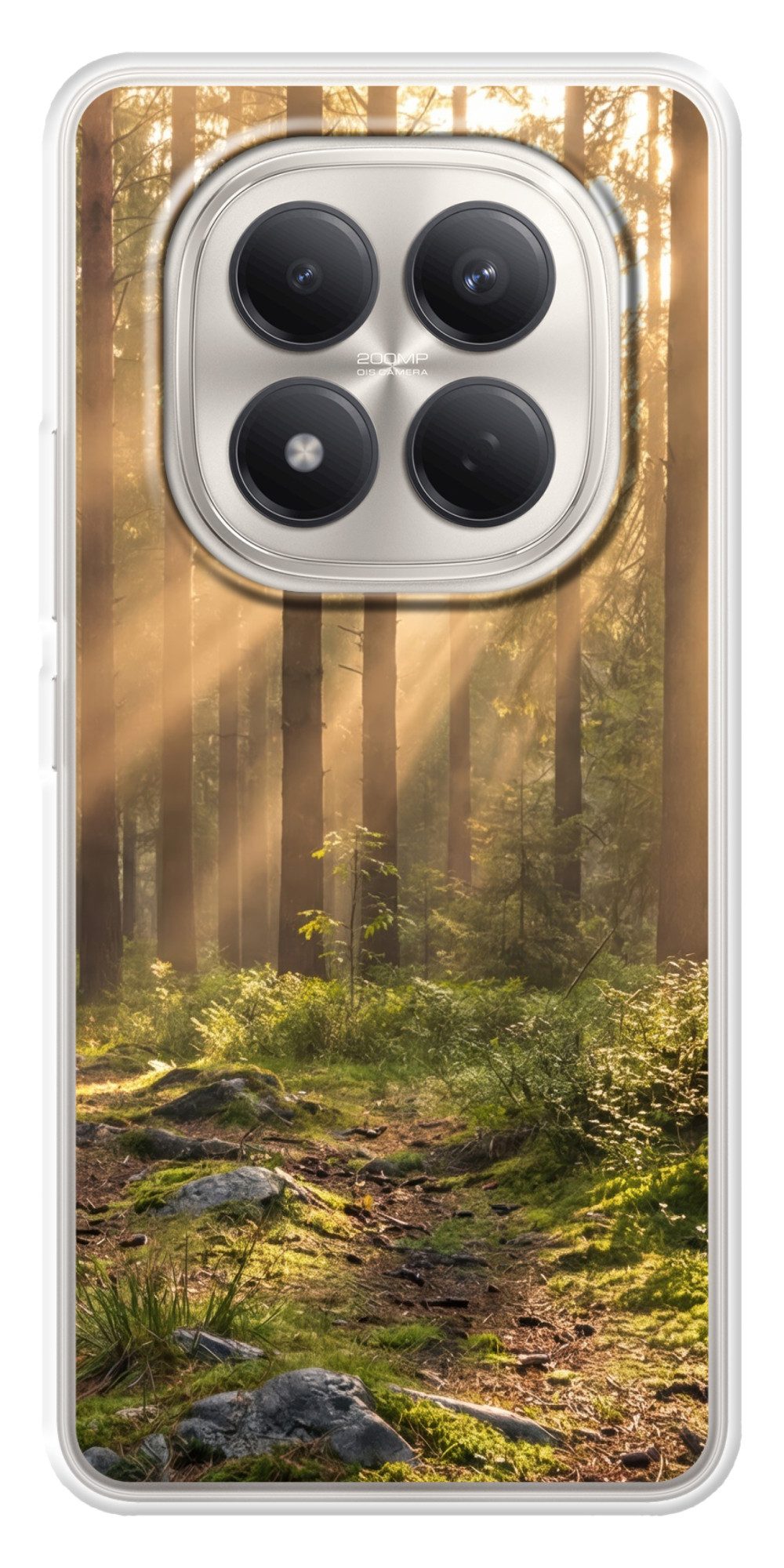 Handyhülle für Xiaomi Redmi Note 15 Pro 4G Wald - Sonnenlicht - Gras
