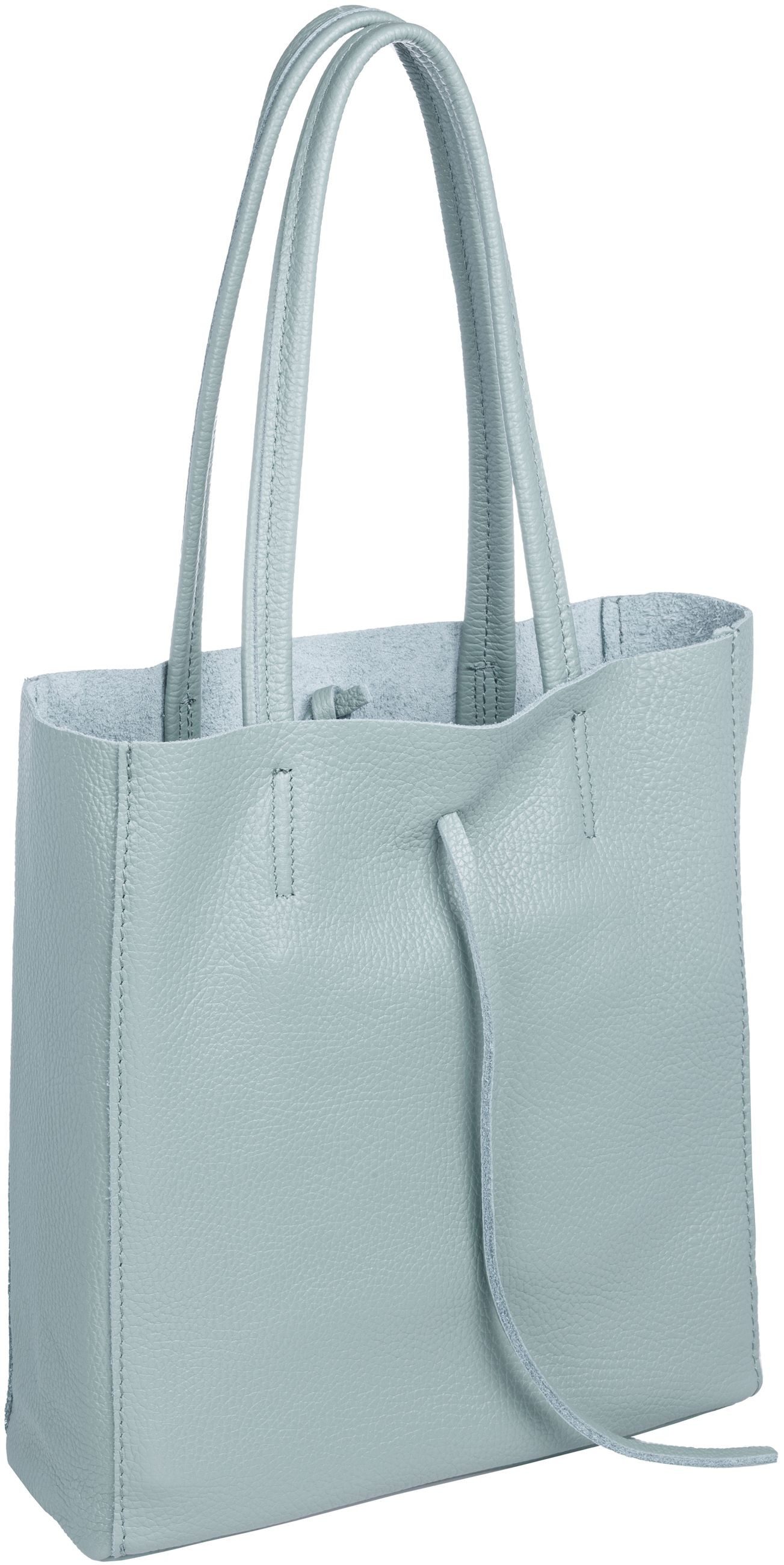 Caspar Schultertasche Mittelgroße Leder Shopper Damen Tasche - CLASSIC LINE günstig online kaufen