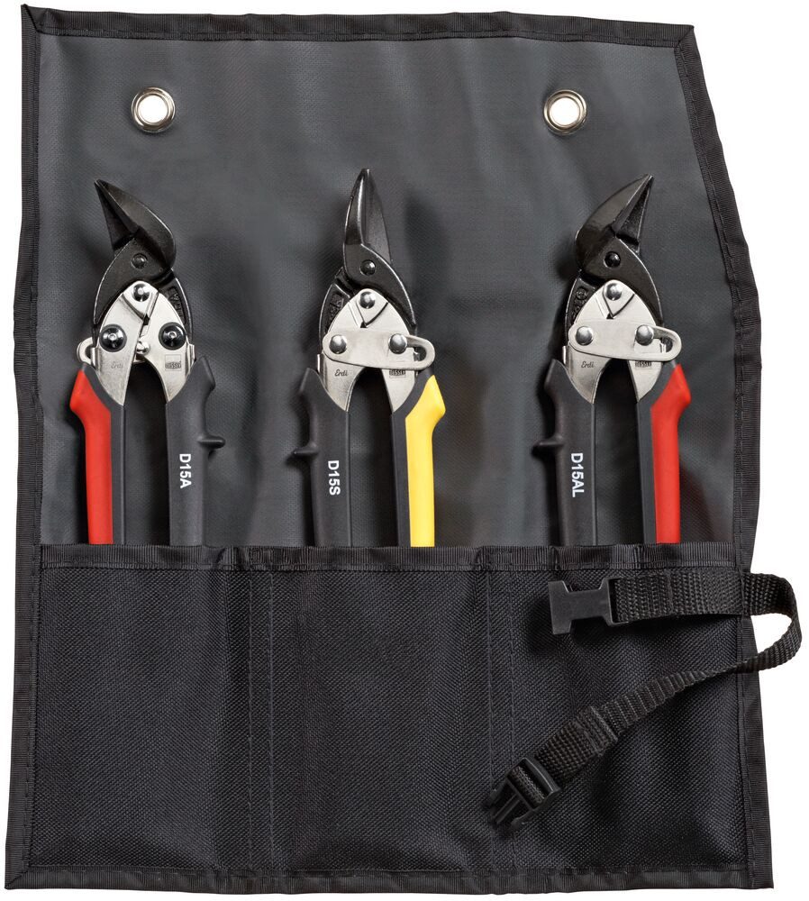 Scheren-Set BESSEY Idealscheren-Set in Rolltasche DSET15