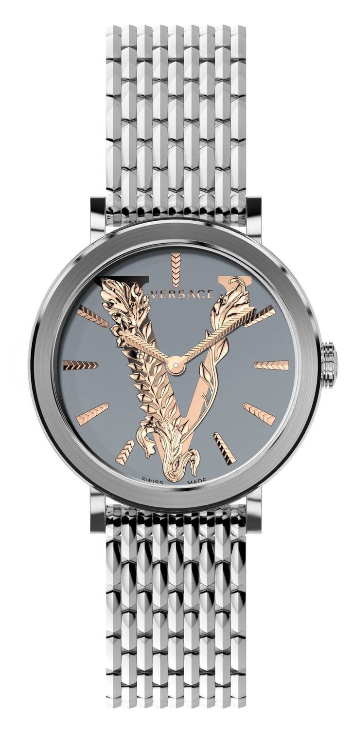 Versace Schweizer Uhr Virtus, Mit Echtheitskarte und CLG Sicherheitsnummer
