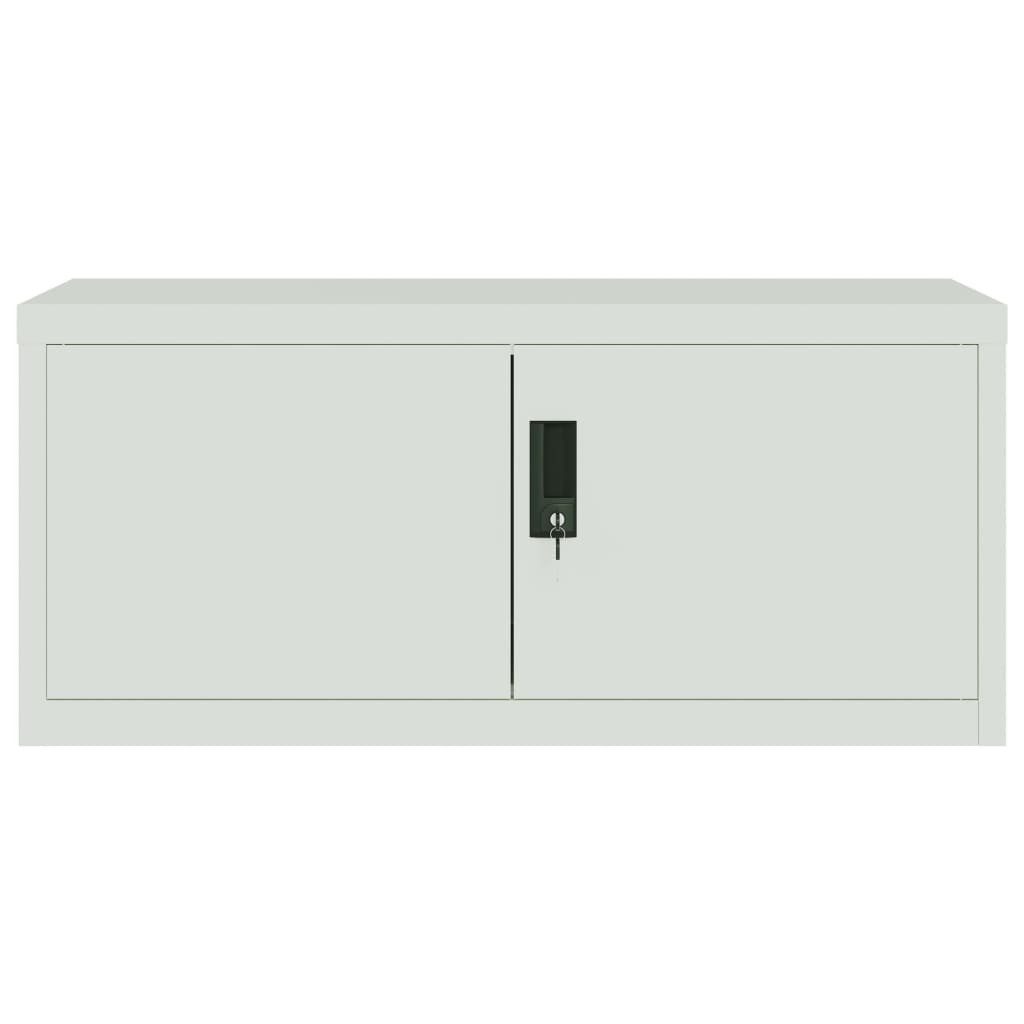 vidaXL Aktenschrank Aktenschrank Hellgrau 90x40x40 cm günstig online kaufen