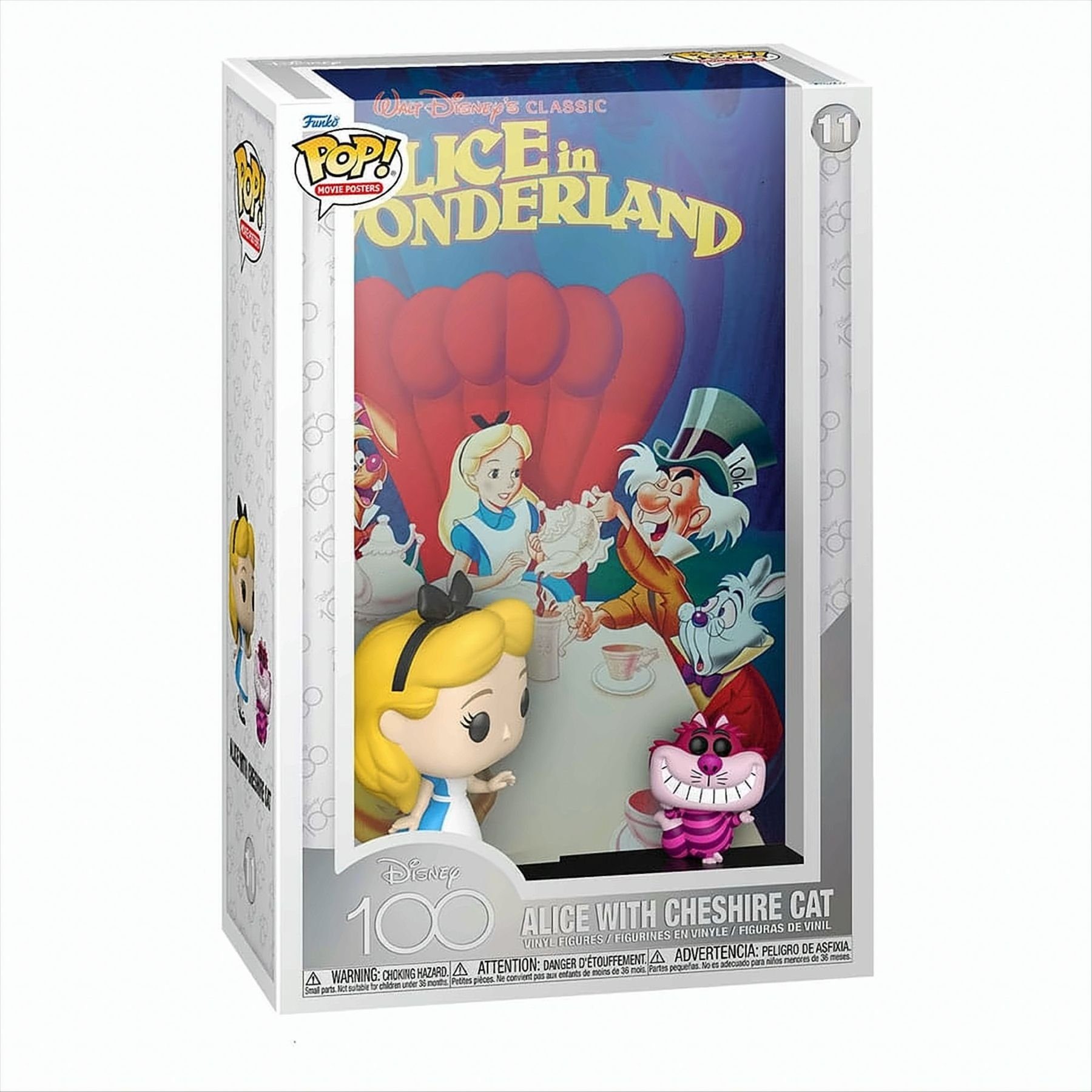 Funko Spielfigur POP Movie Poster - Disney 100 - Alice w. Cheshire