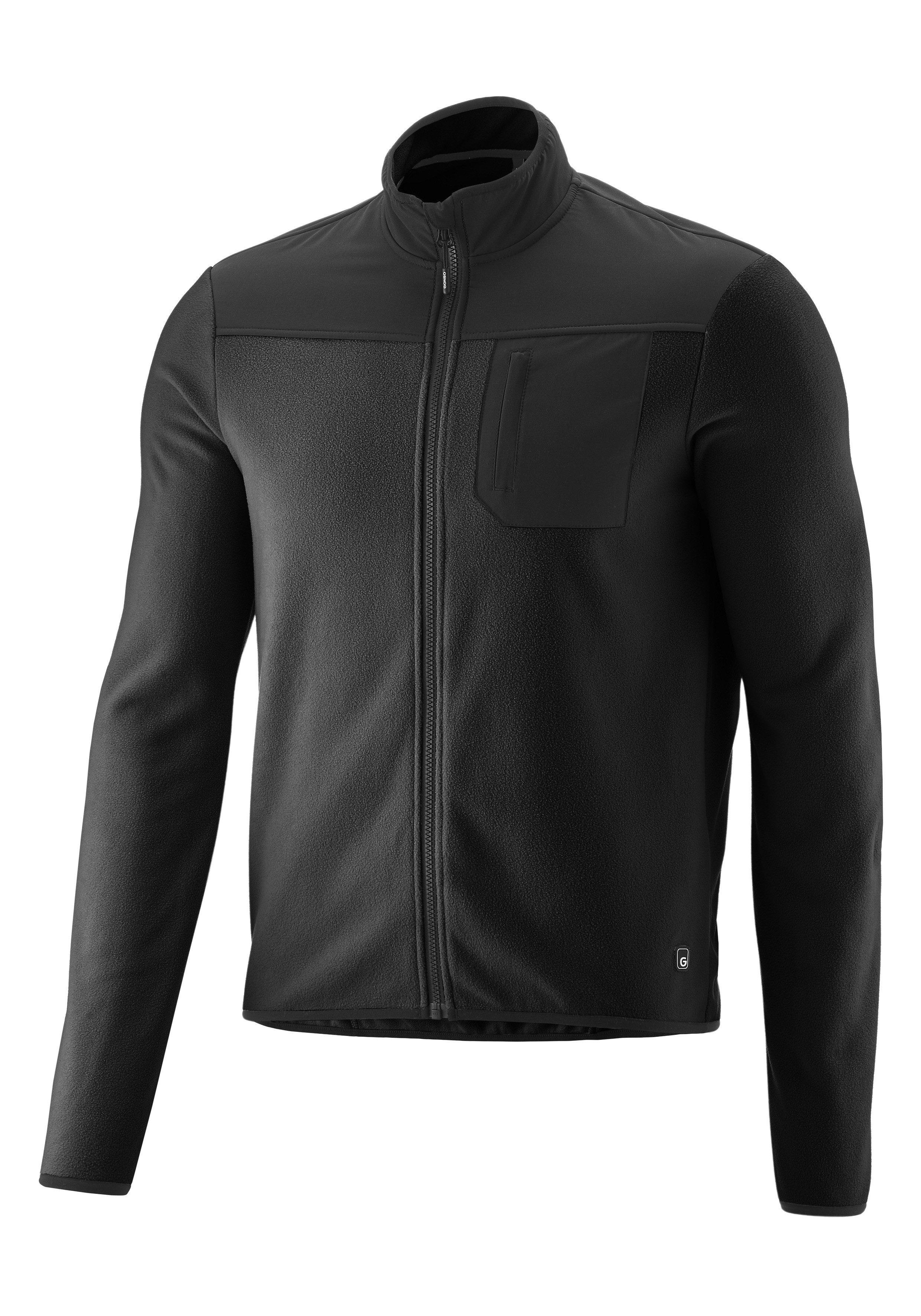 Gonso Radtrikot Adventure Jersey Fleece M Herren Fahrradtrikot langarm, weiches Fleece-Material, Full-Zip Trikot