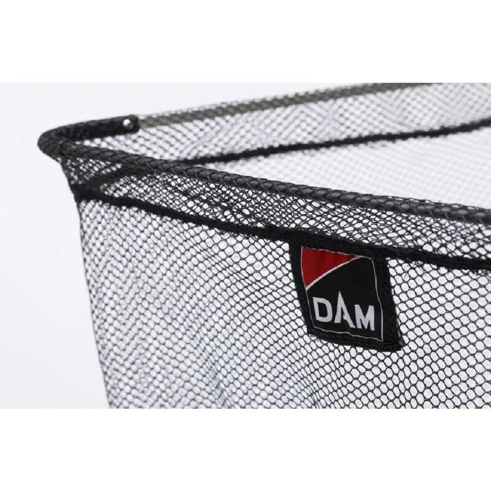 DAM Fishing Angelkescher Base-X Landing Net 1,50m 50x50x40cm Unterfangkescher 2-teilig Kescher (1-St), Revolutionäres schnelltrocknendes Netz
