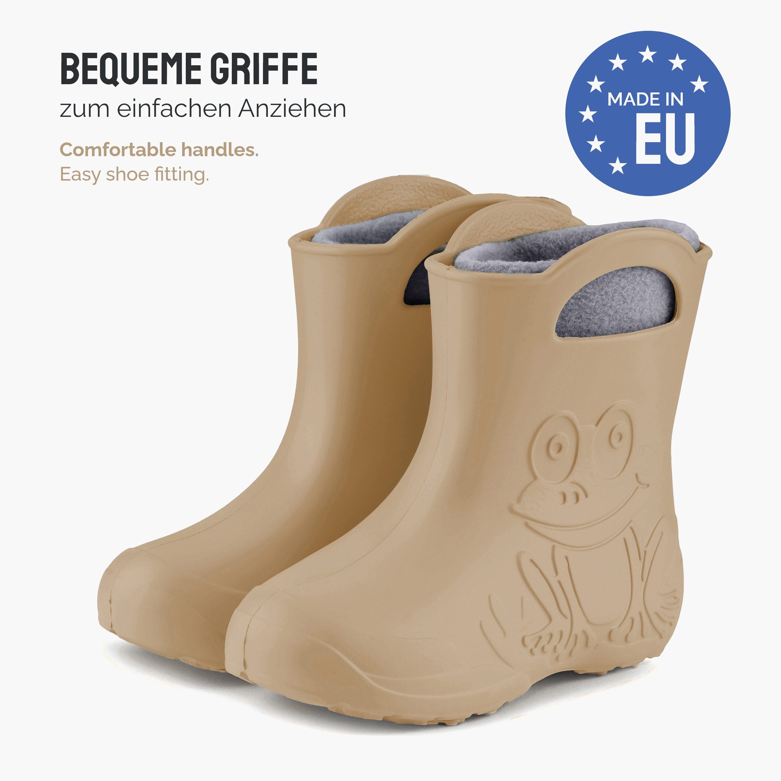 Ladeheid Kinder EVA federleichte Regenschuhe LA-CA-03 Gummistiefel – Bild 5 von 5