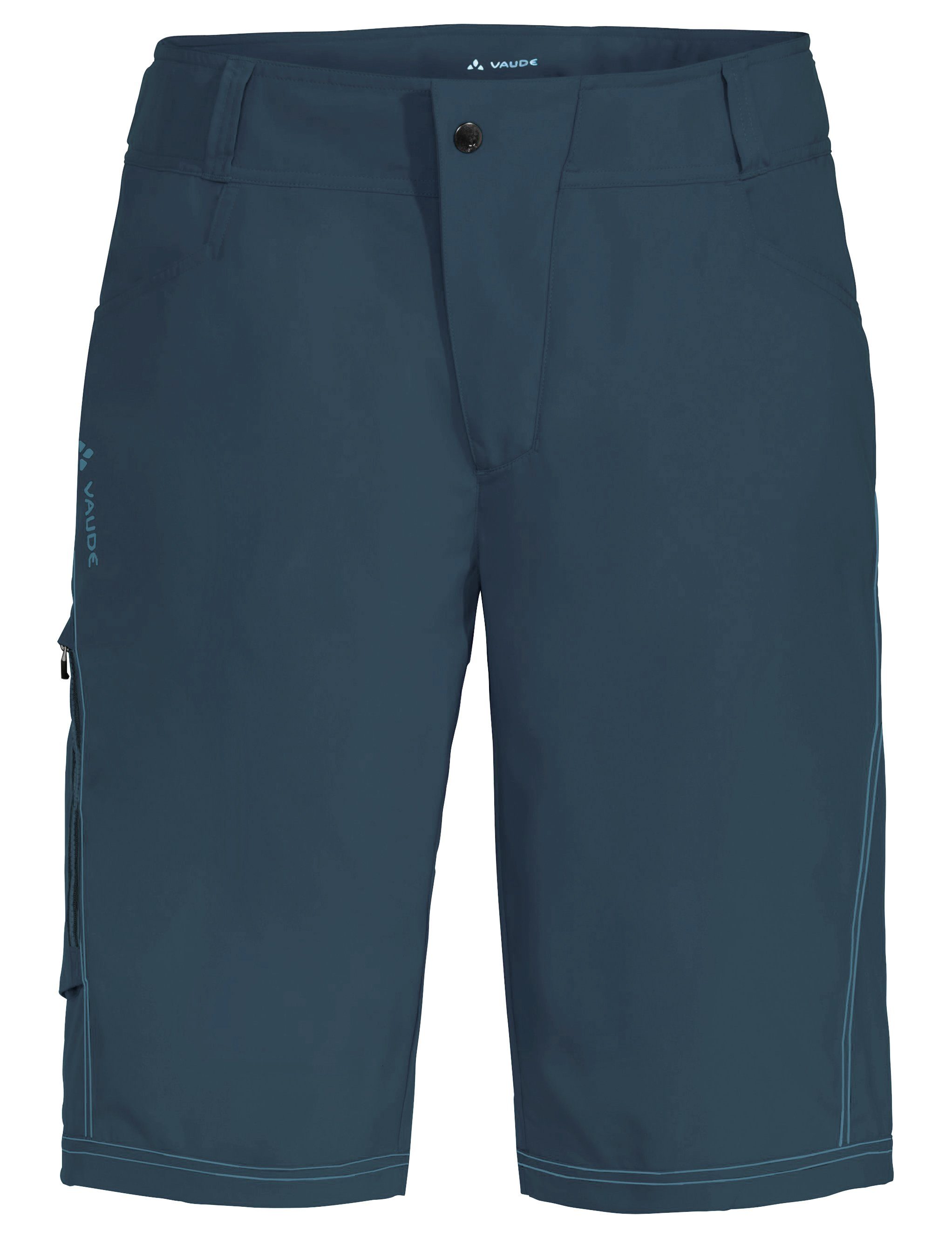 VAUDE Funktionshose Men's Ledro Shorts Knopf (1-tlg) Grüner steelblue