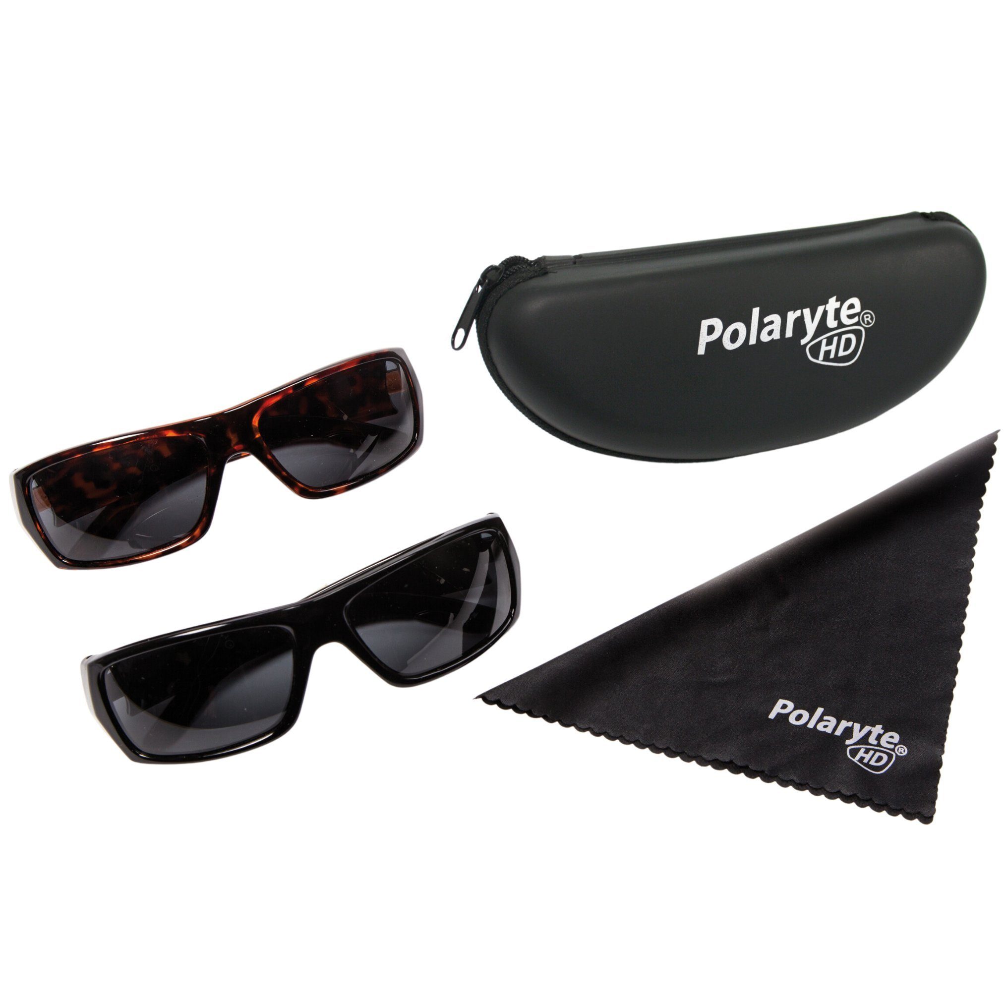 Best Direct® Sonnenbrille Polaryte® HD mit Clip) Herren 400 Magnet (Spar-Set, UV 2-St., Damen Sonnenbrille polarisierte für und