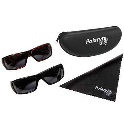 Best Direct® Sonnenbrille Polaryte® HD UV 400 (Spar-Set, 2-St., mit Magnet Clip) polarisierte Sonnenbrille für Damen und Herren