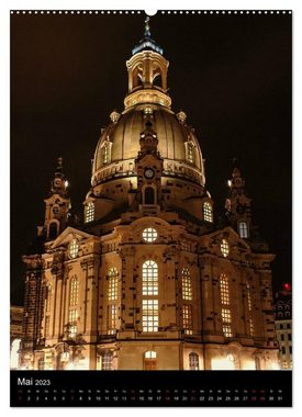 CALVENDO Wandkalender Frauenkirche Dresden (Premium, hochwertiger DIN A2 Wandkalender 2023, Kunstdruck in Hochglanz)