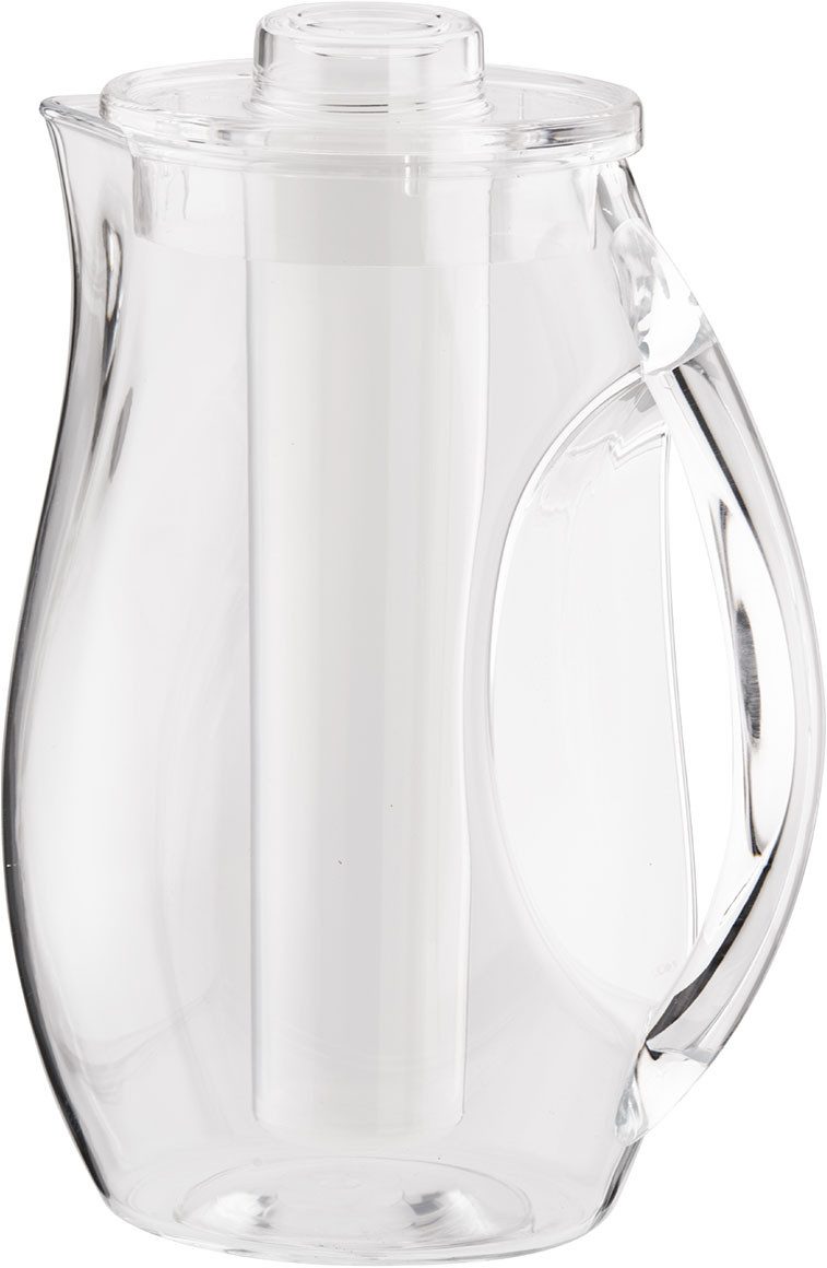 APS Wasserkaraffe, (1-tlg), mit Eiswasser-Röhre, aus Kunststoff, 2,8 Liter, 19 x 13 cm, H: 27 cm