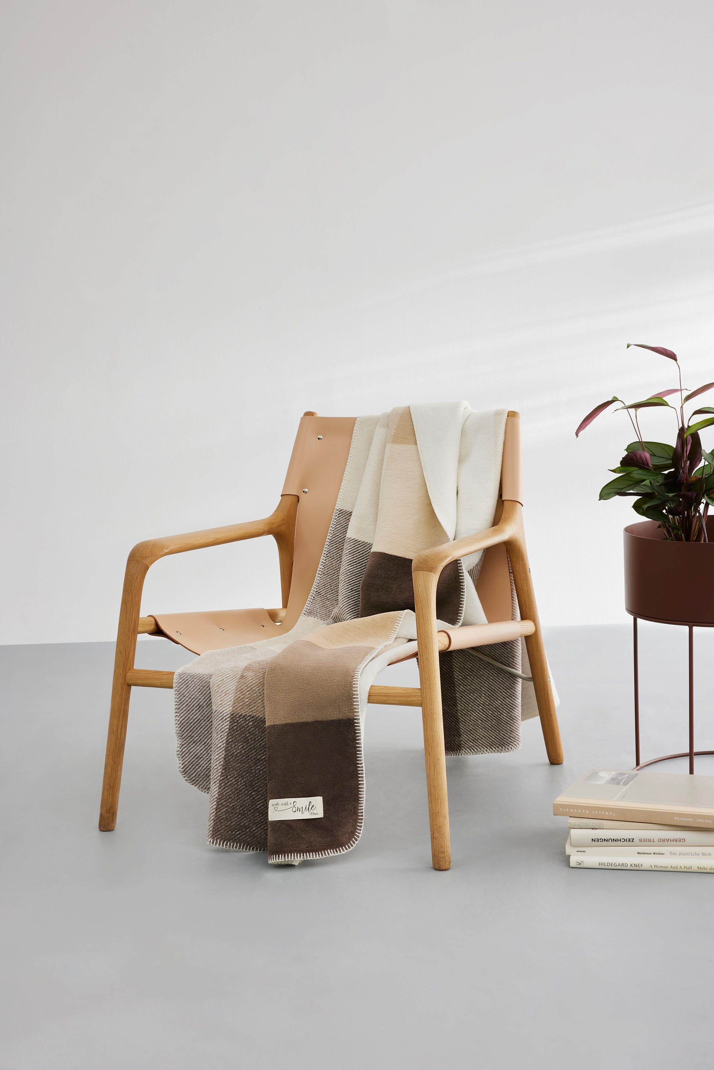 Wohndecke Jacquard Decke s.Oliver, s.Oliver, im Karo-Design, Kuscheldecke günstig online kaufen