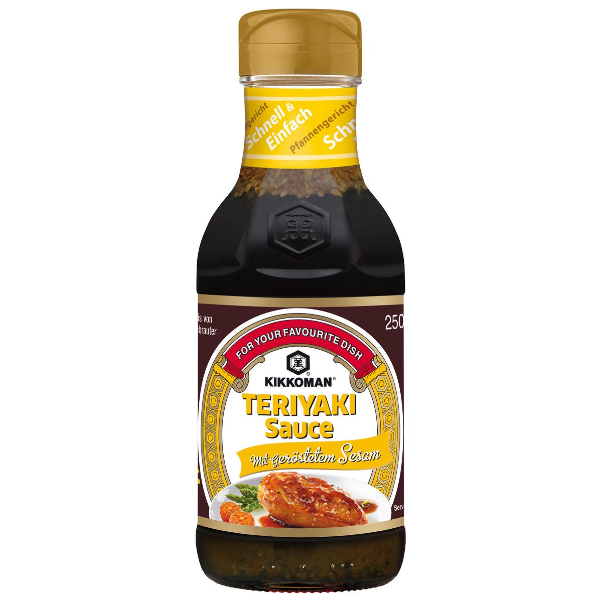 Develey Saucen, Kikkoman Teriyaki mit geröstetem Sesam 250ml
