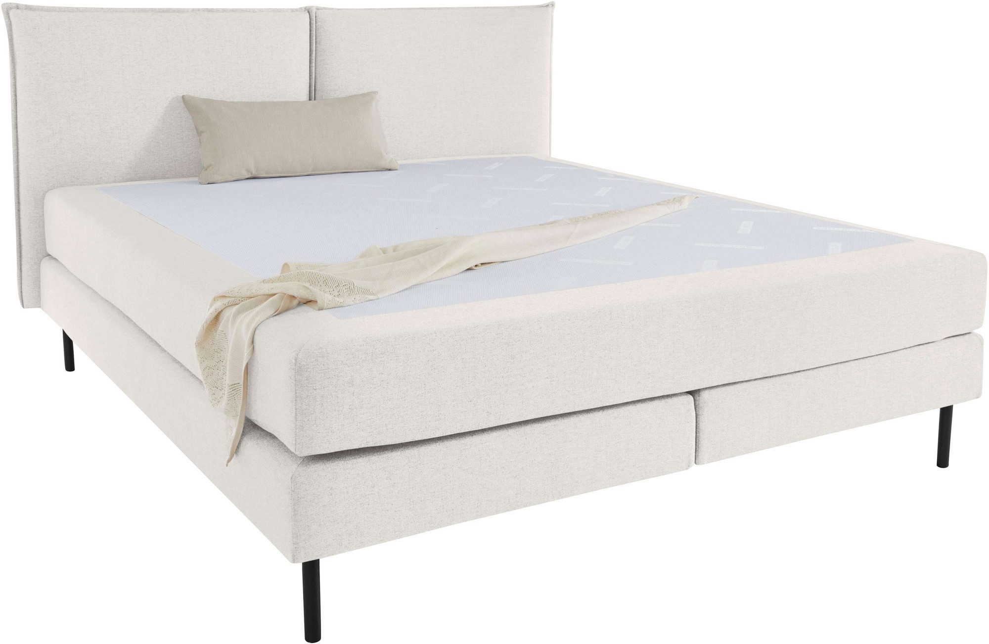 LeGer Home by Lena Gercke Bett ERIK Boxbett mit Bonnell-/Taschen-Federkernmatratze, Breite 160/180cm, wahlweise Härtegrad der Matratze H2/H3/H4, Polsterbett mit/ohne Topper. Reduzierter Preis € 1.269,99. Unverbindliche Preisempfehlung € 1.739,00