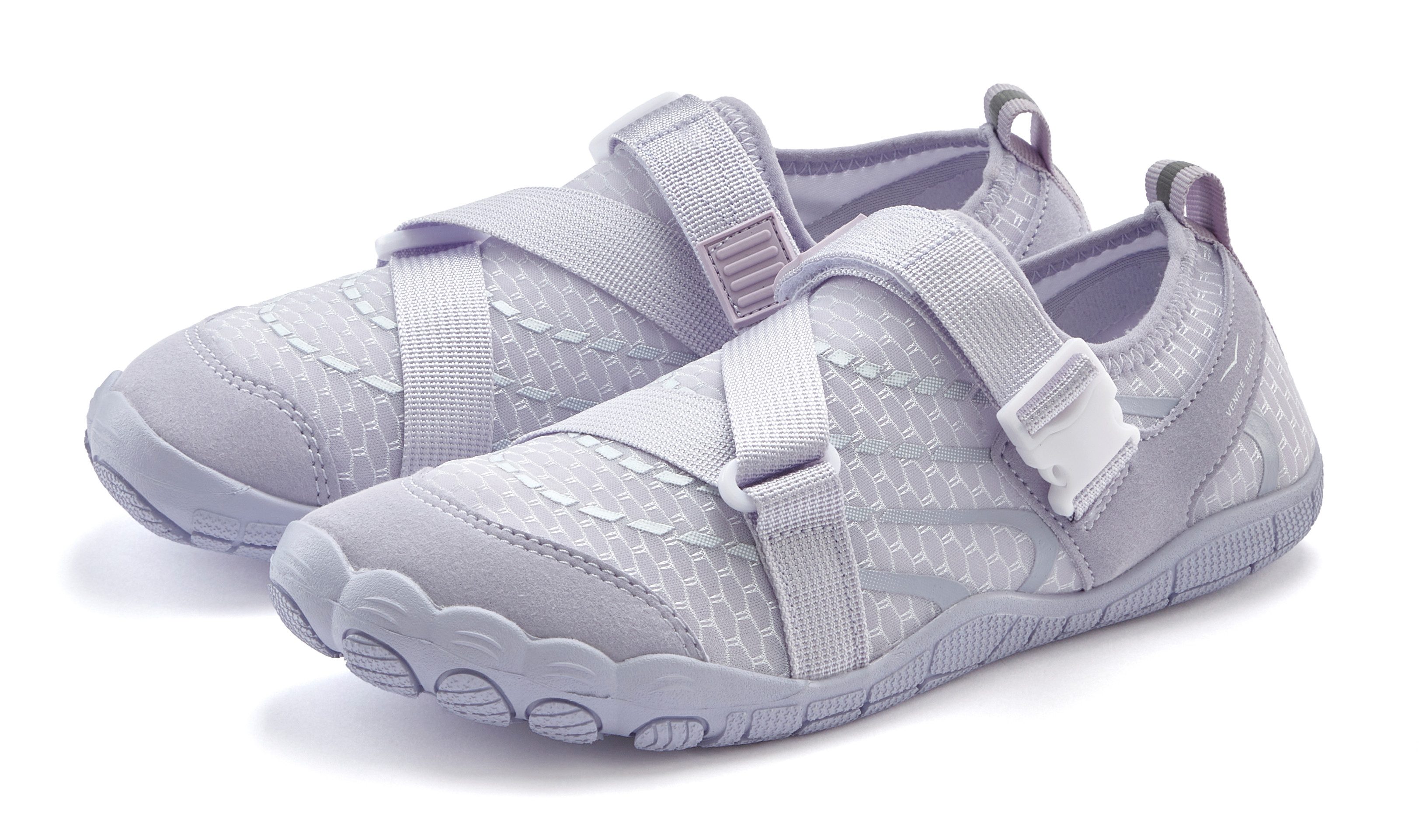 Venice Beach Badeschuh Aquaschuh, Slipper, Wasserschuh mit Klettverschluss VEGAN