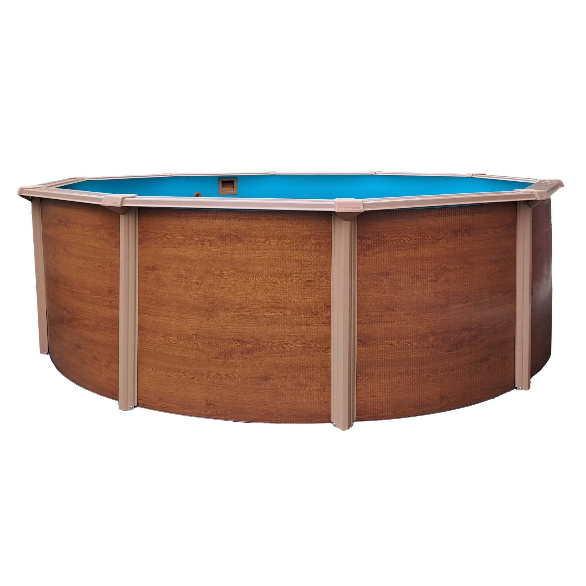 Waterman Rundpool Stahlwandpool rund Classic 360x120 cm, Stahl 0,45, verzinkte Stahlwand