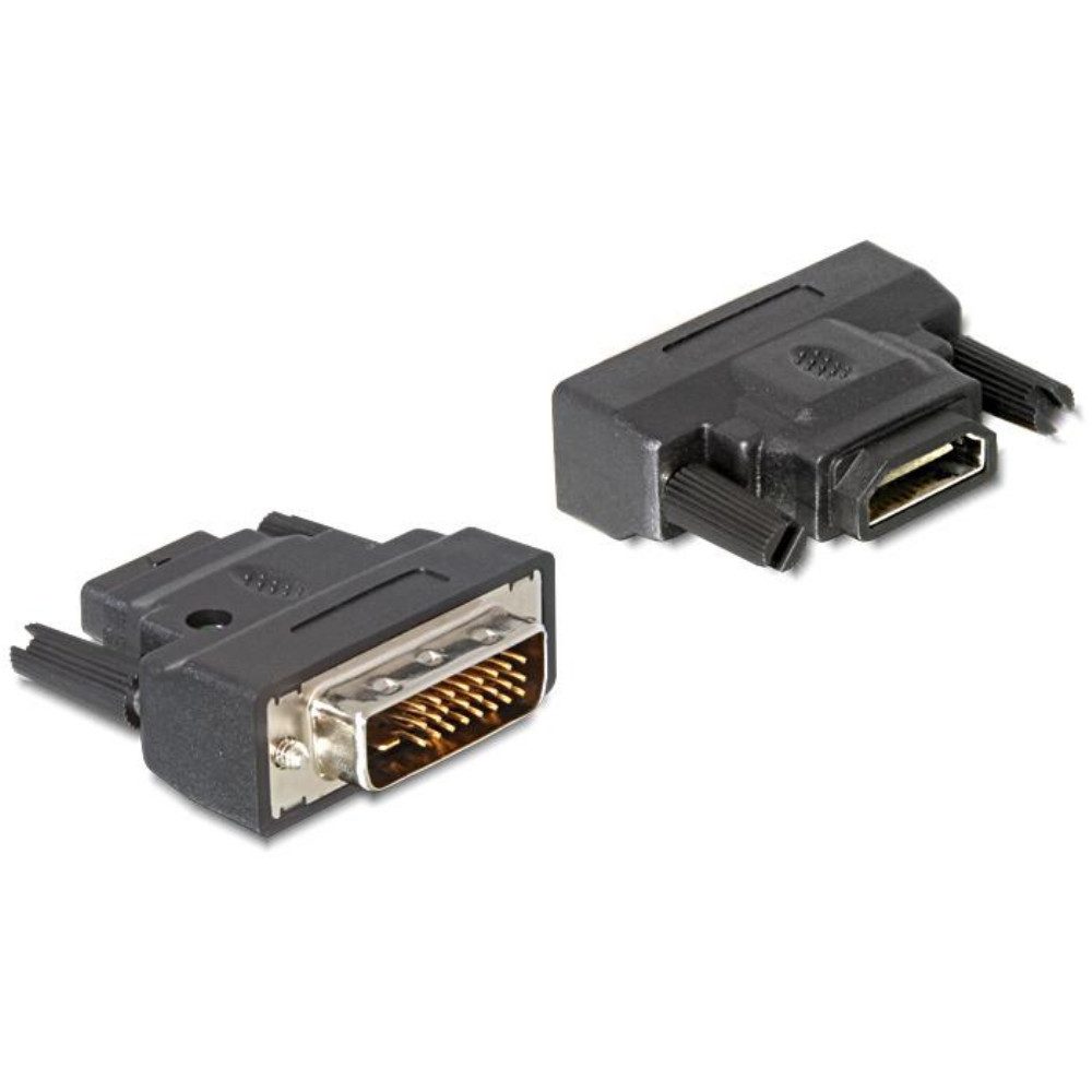 Adapter HDMI A-Buchse - DVI-D (24+1) Stecker mit Aktivitäts-LED HDMI-Kabel
