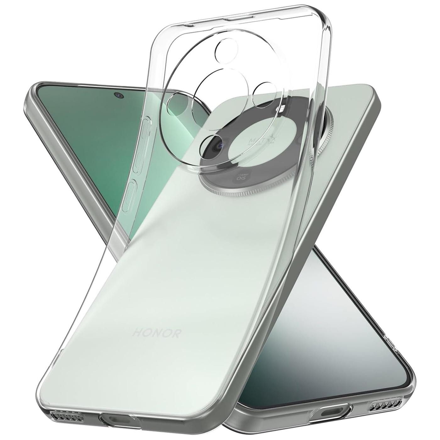 CoolGadget Handyhülle Transparent Ultra Slim Case für Honor Magic8 Lite 6,79 Zoll, Silikon Hülle Dünne Schutzhülle für Honor Magic 8 Lite Hülle