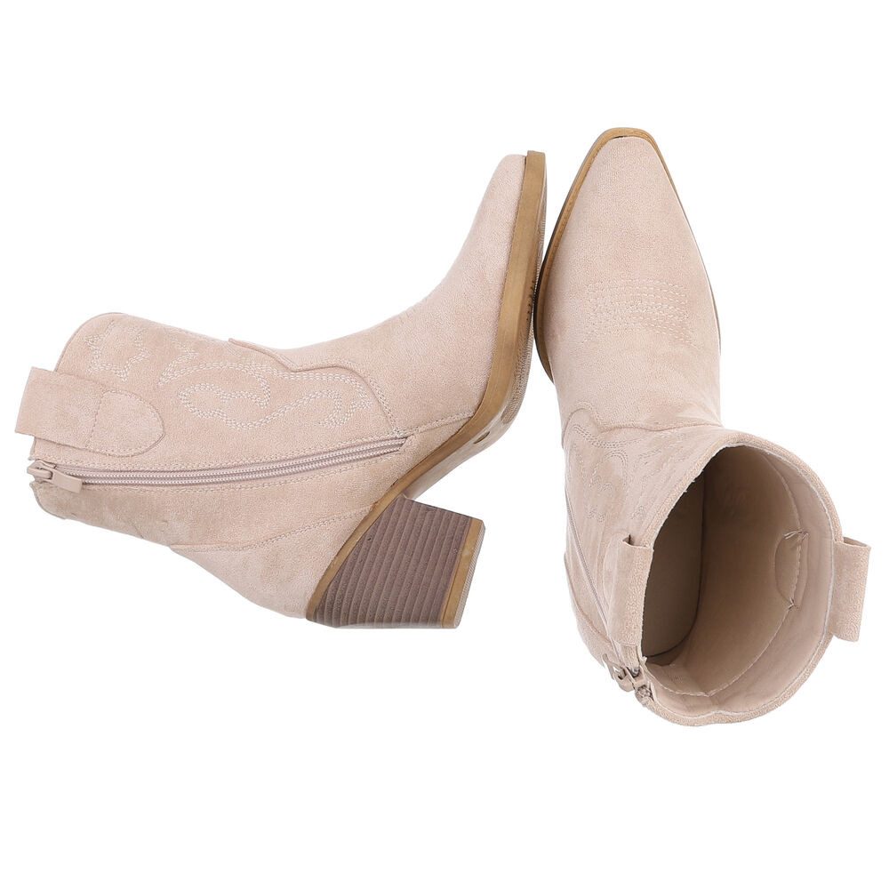 Ital-Design Stylische Westernstiefelette mit Blockabsatz für günstig online kaufen
