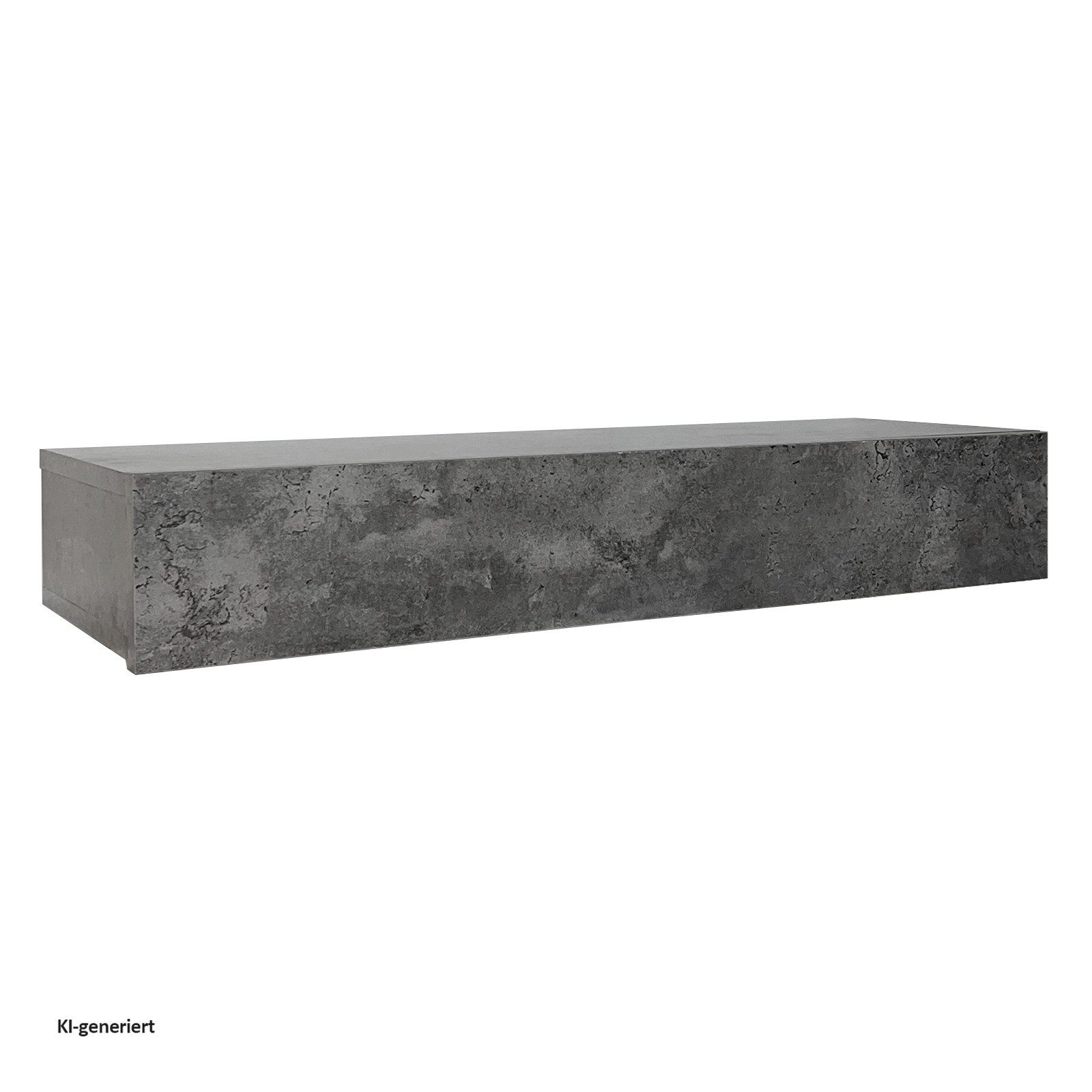 HTI-Living Wandregal mit Schublade 80 cm Betonoptik, 1 Stück 1-tlg.