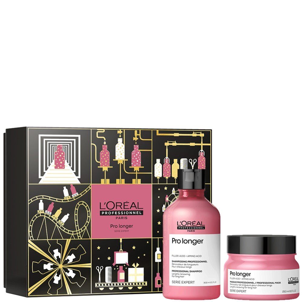 Haarpflege-Set 250 300 PARIS Mask PROFESSIONNEL Pro + Xmas Box Expert ml L'ORÉAL - ml Serie Shampoo Longer