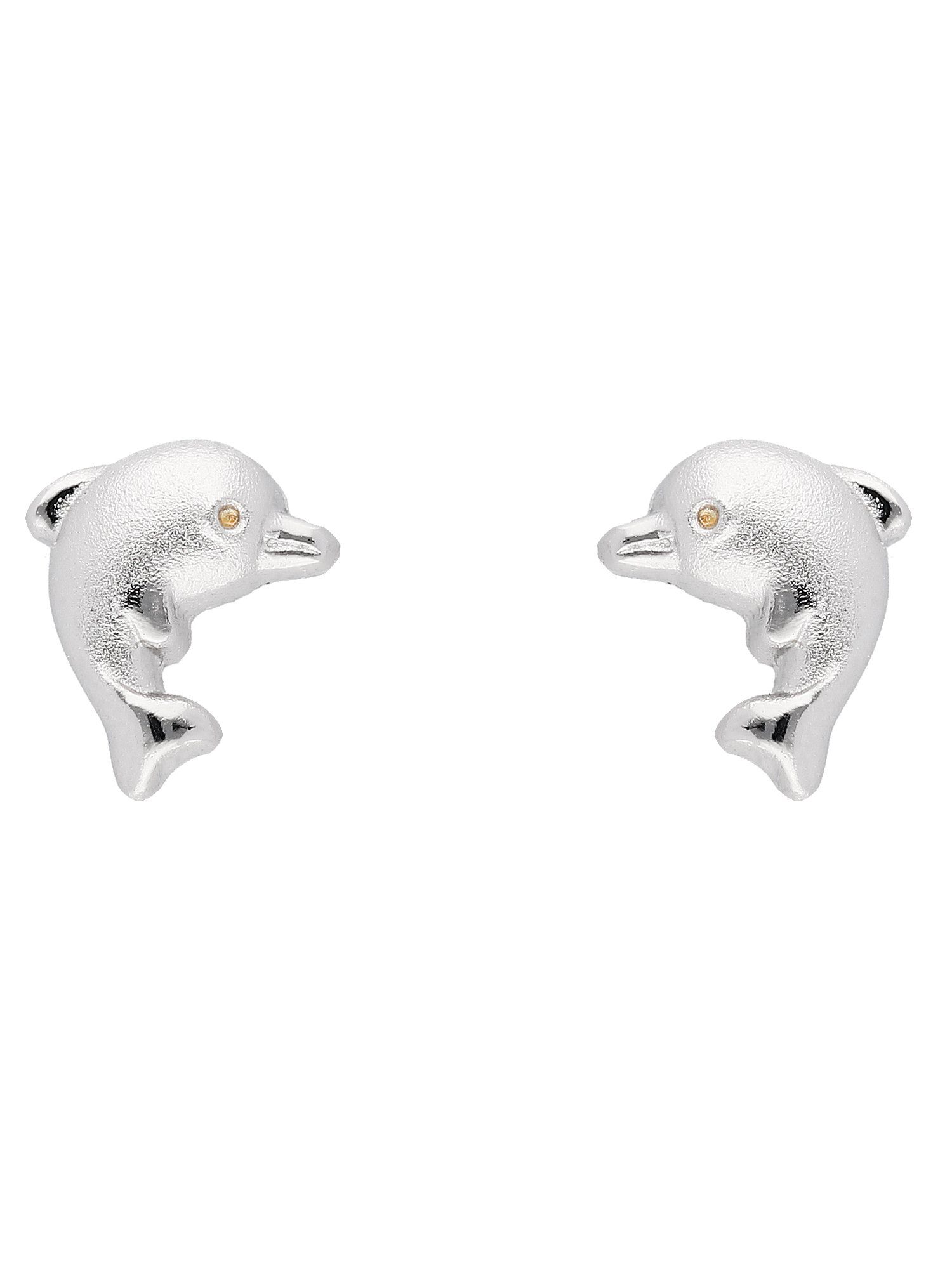 Adelia´s Paar Ohrhänger 1 Paar 925 Silber Ohrringe / Ohrstecker Delphin, 925  Sterling Silber Silberschmuck für Damen, Schmuck vom Hersteller mit 70  jähriger Tradition
