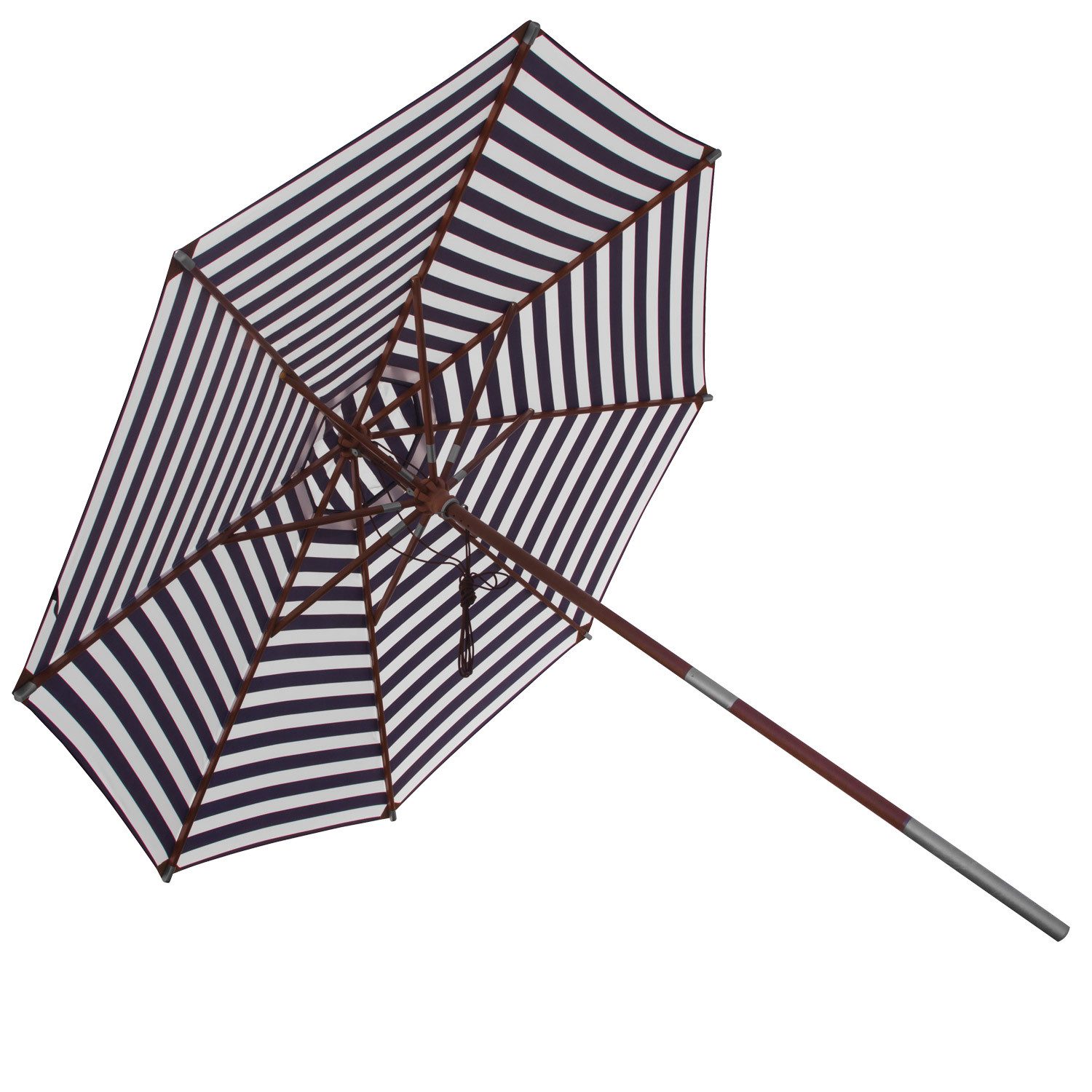 anndora-sonnenschirm Balkonschirm 3 Meter rund blau günstig online kaufen