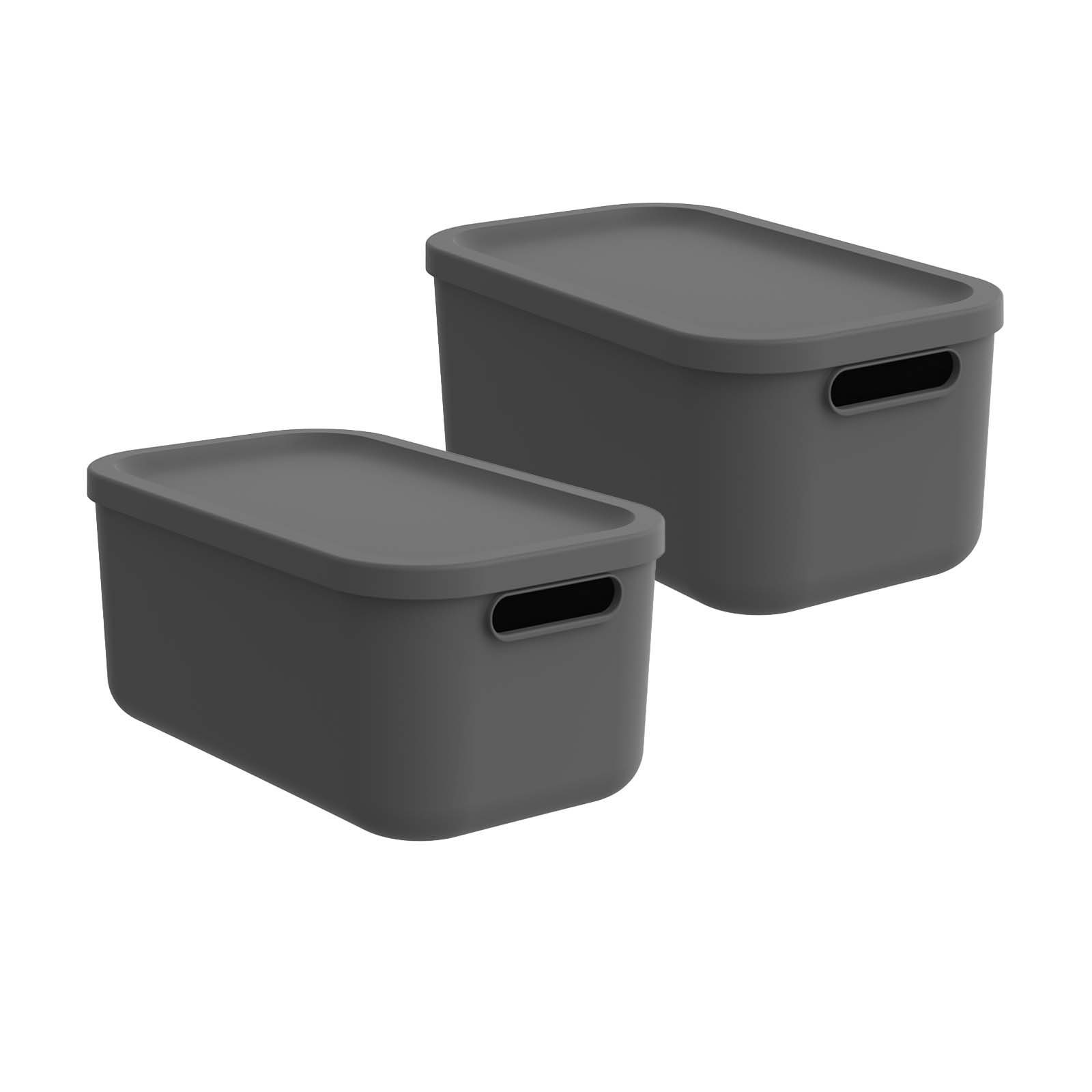 ROTHO Aufbewahrungsbox Albula Light Kiste 12l mit Deckel (Aufbewahrungsboxe günstig online kaufen