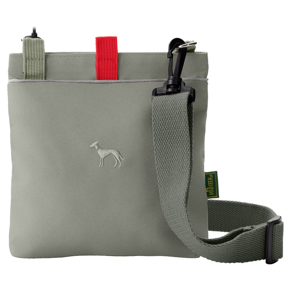 Hunter Товари для тварин Leckerlibeutel Umhänge-Snackbeutel Alva grau