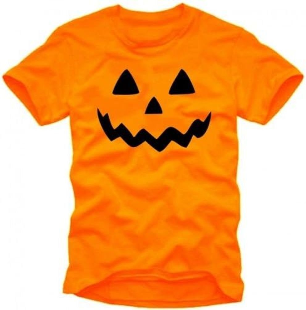 coole-fun-t-shirts Print-Shirt HALLOWEEN Damen, Herren, Kinder Familien T-Shirt orange S M L L XL XXL