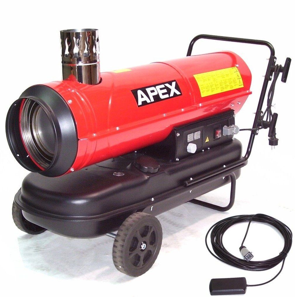 Apex Heizgerät Indirekt Ölheizer Heizkanone 55216 Bauheizer 30kW