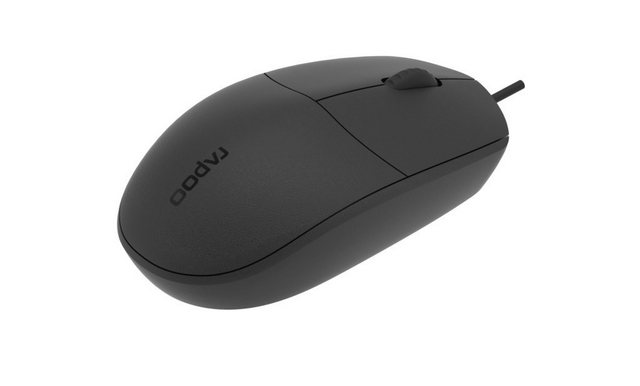 Rapoo Rapoo N100 schwarz, USB 18050 ergonomische Maus  - Onlineshop OTTO