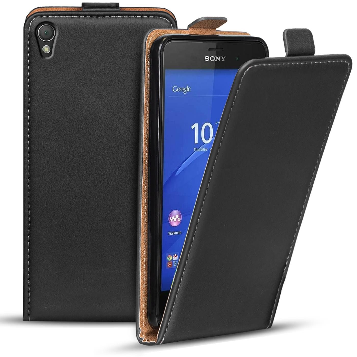 CoolGadget Handyhülle Flip Case Handyhülle für Sony Xperia Z3 5,2 Zoll, Hülle Klapphülle Schutzhülle für Sony Z3 Flipstyle Cover