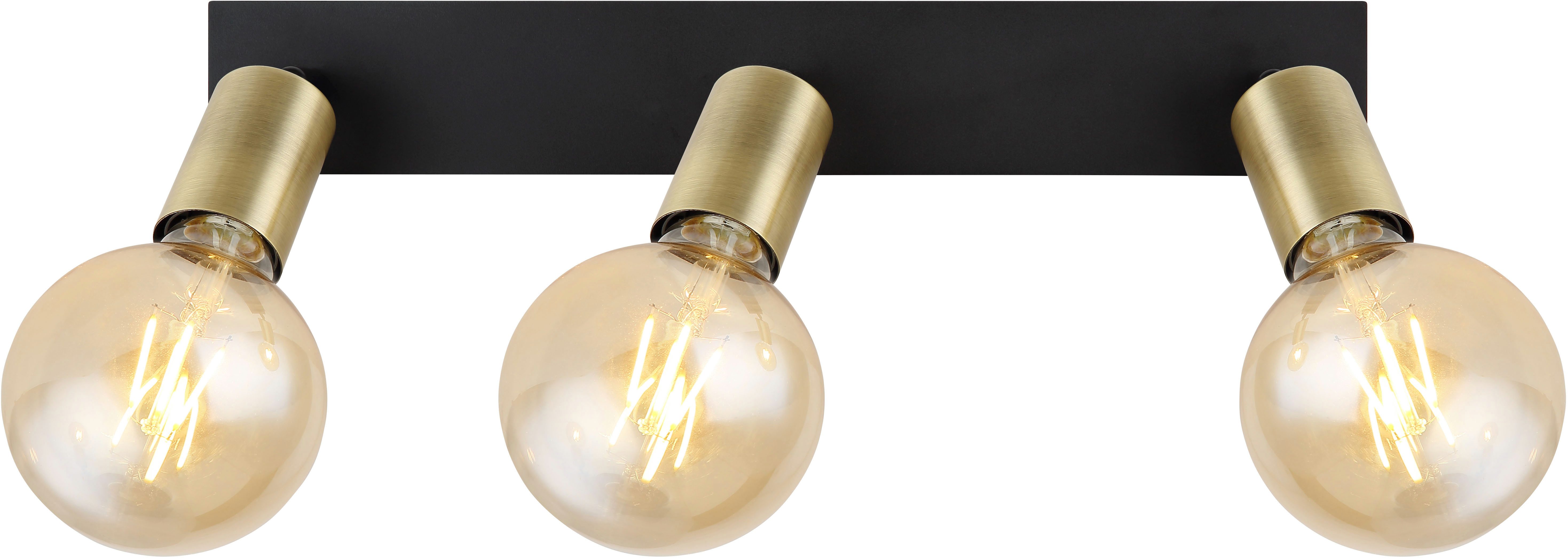 GLOBO LIGHTING Deckenstrahler LILIANA, ohne Leuchtmittel, Deckenstrahler/altmessing/Flur/Wohnzimmer