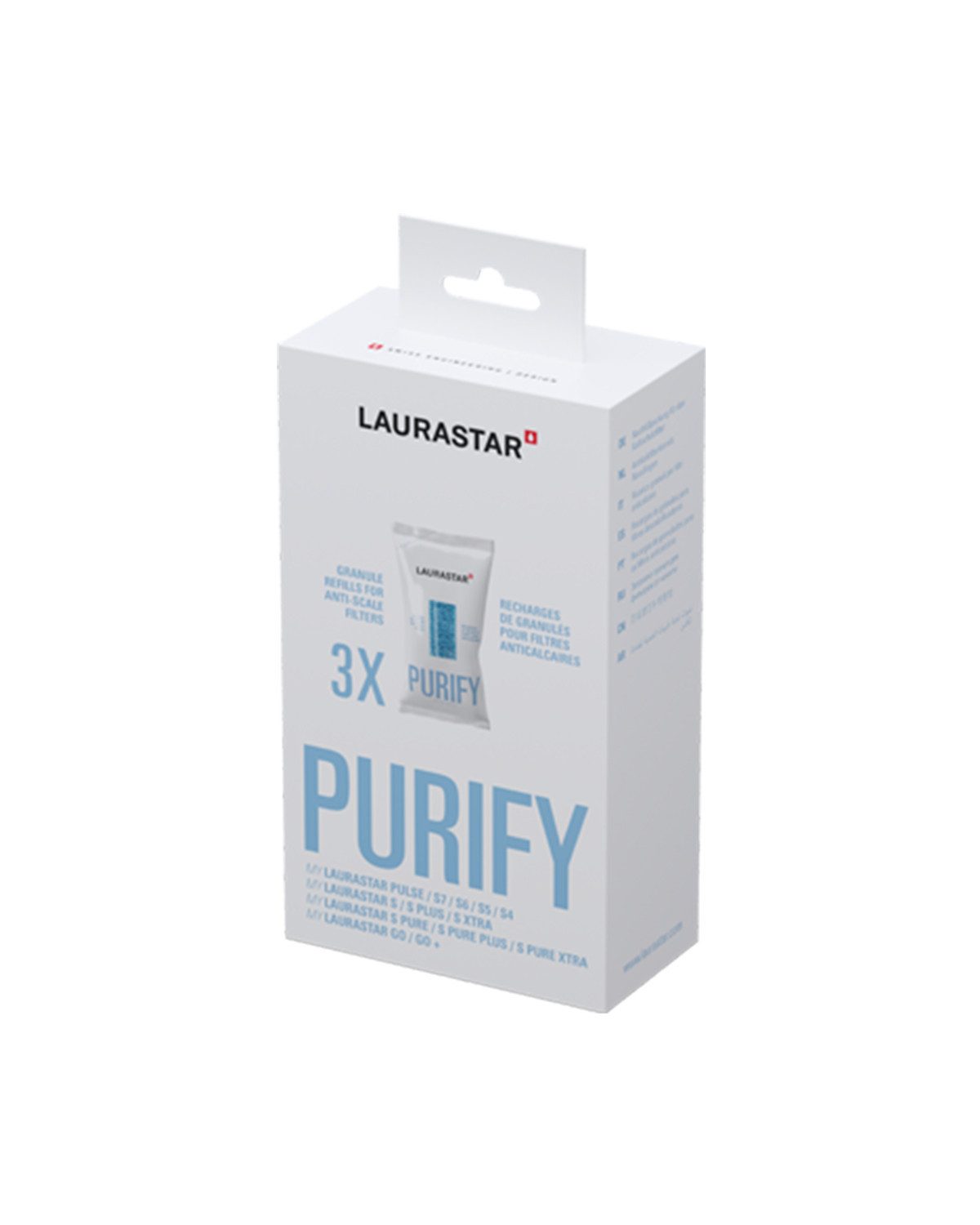 LAURASTAR Ersatzfilter Nachfüllungen für Kalkschutzfilter – 3er Set für Laurastar Geräte – Bild 2 von 2