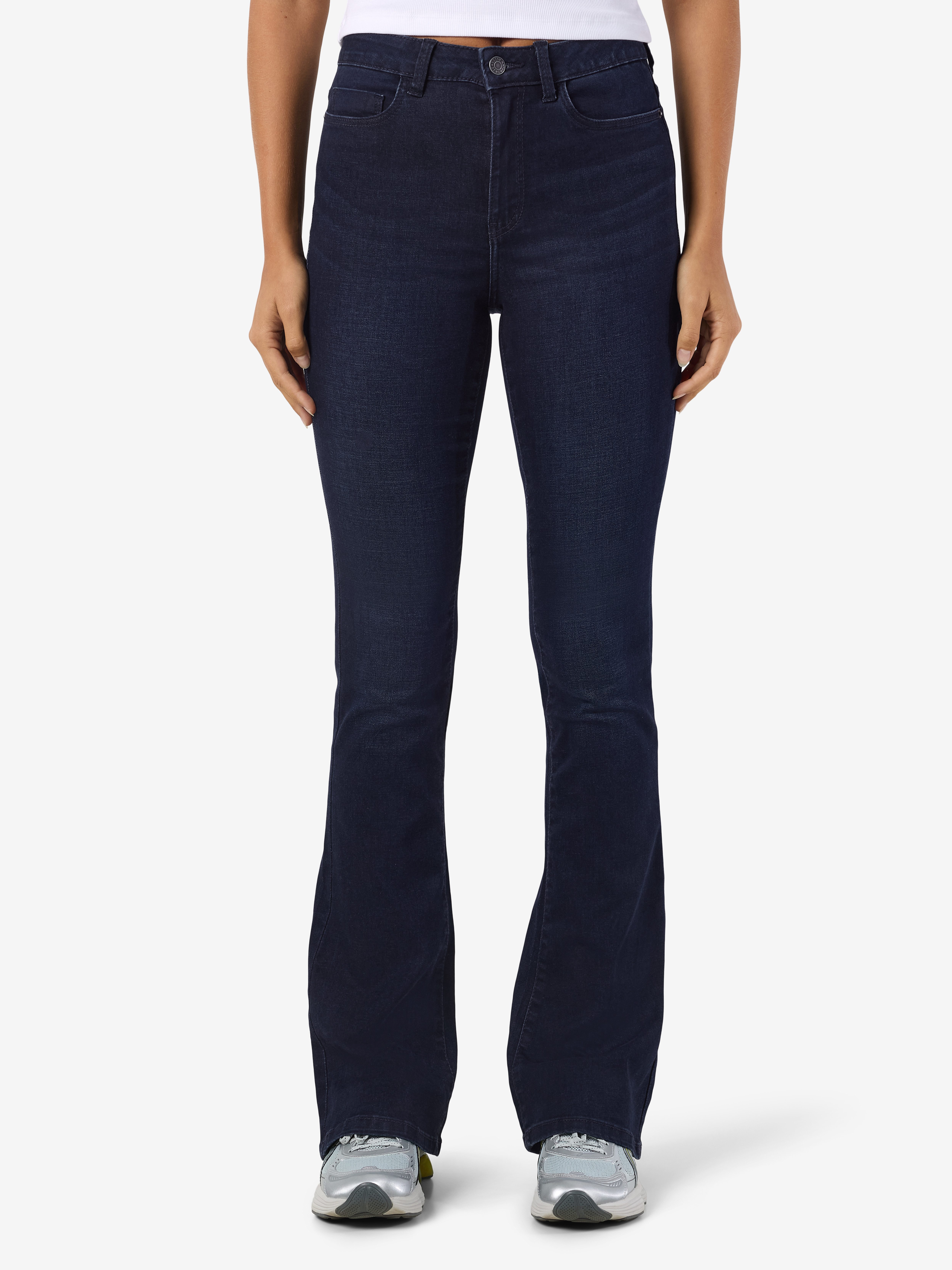 Noisy may Bootcut-Jeans NMSALLIE HW FLARE JEANS VI241DB NOOS