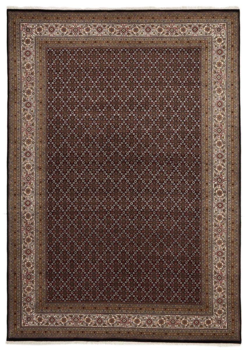 Orientteppich Indo Täbriz 254x356 Handgeknüpfter Orientteppich, Nain Trading, rechteckig, Höhe: 12 mm