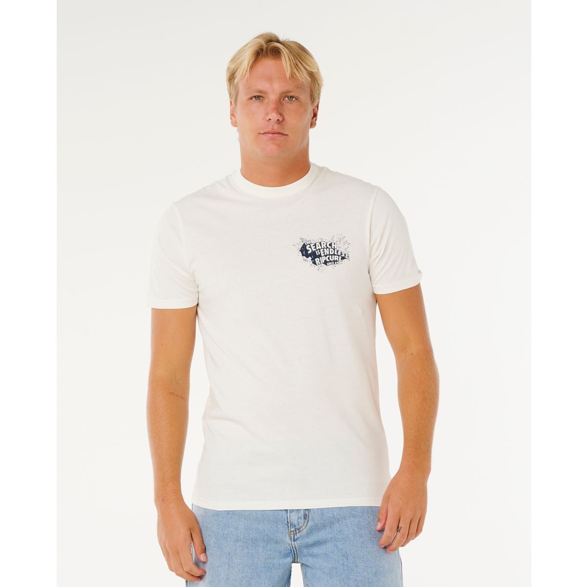 Rip Curl Kurzarmshirt Keep ON Trucking SS Tee Lässiges T-Shirt im Surf-Style mit auffälligen Front- und