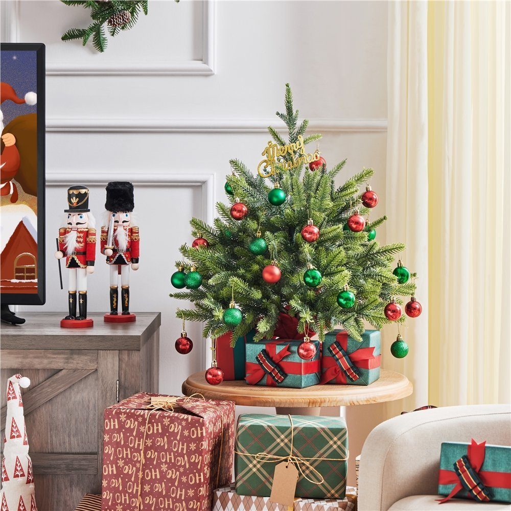 Yaheetech Künstlicher Weihnachtsbaum 61/91 cm (H), Tannennadel, Mini Tannen günstig online kaufen
