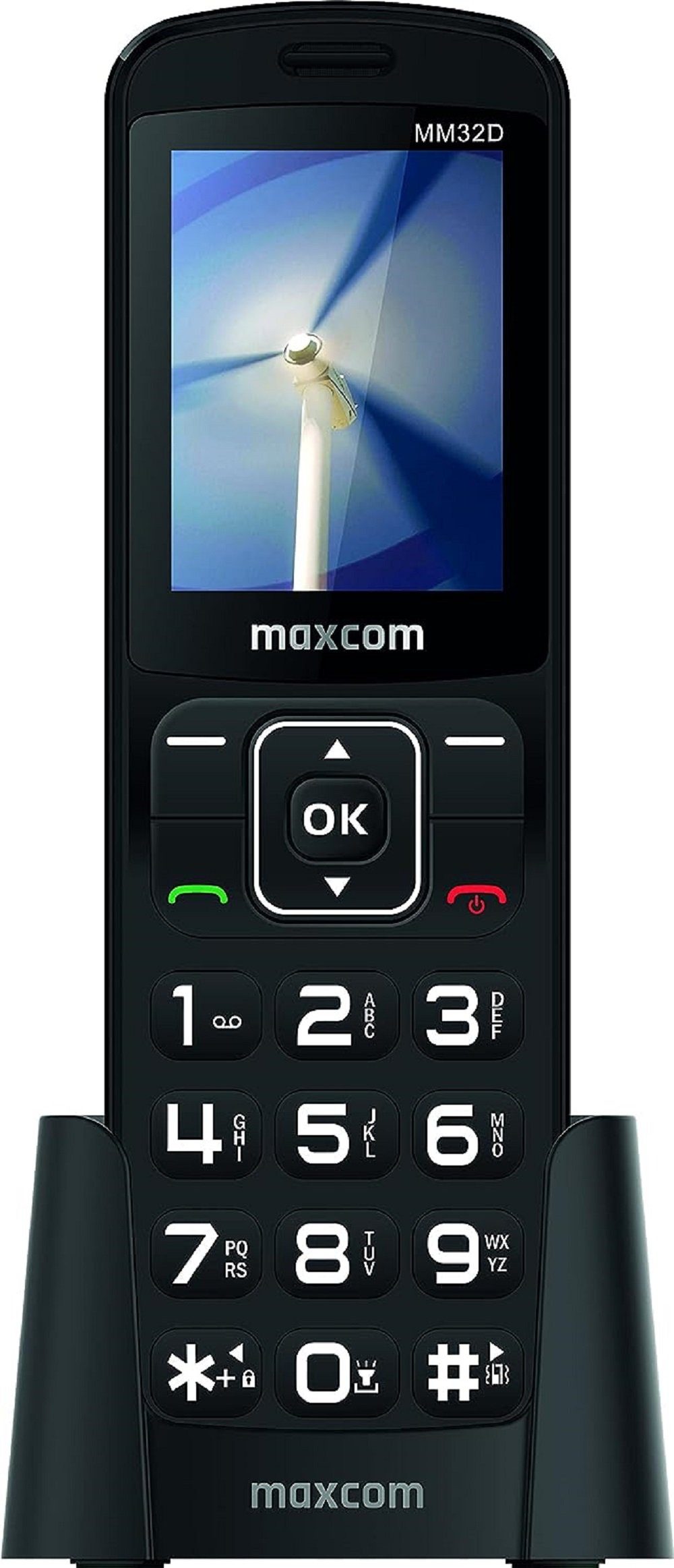 Maxcom Telefon Batterie 2G, 2,4'' 800 Seniorenhandy display, mAh
